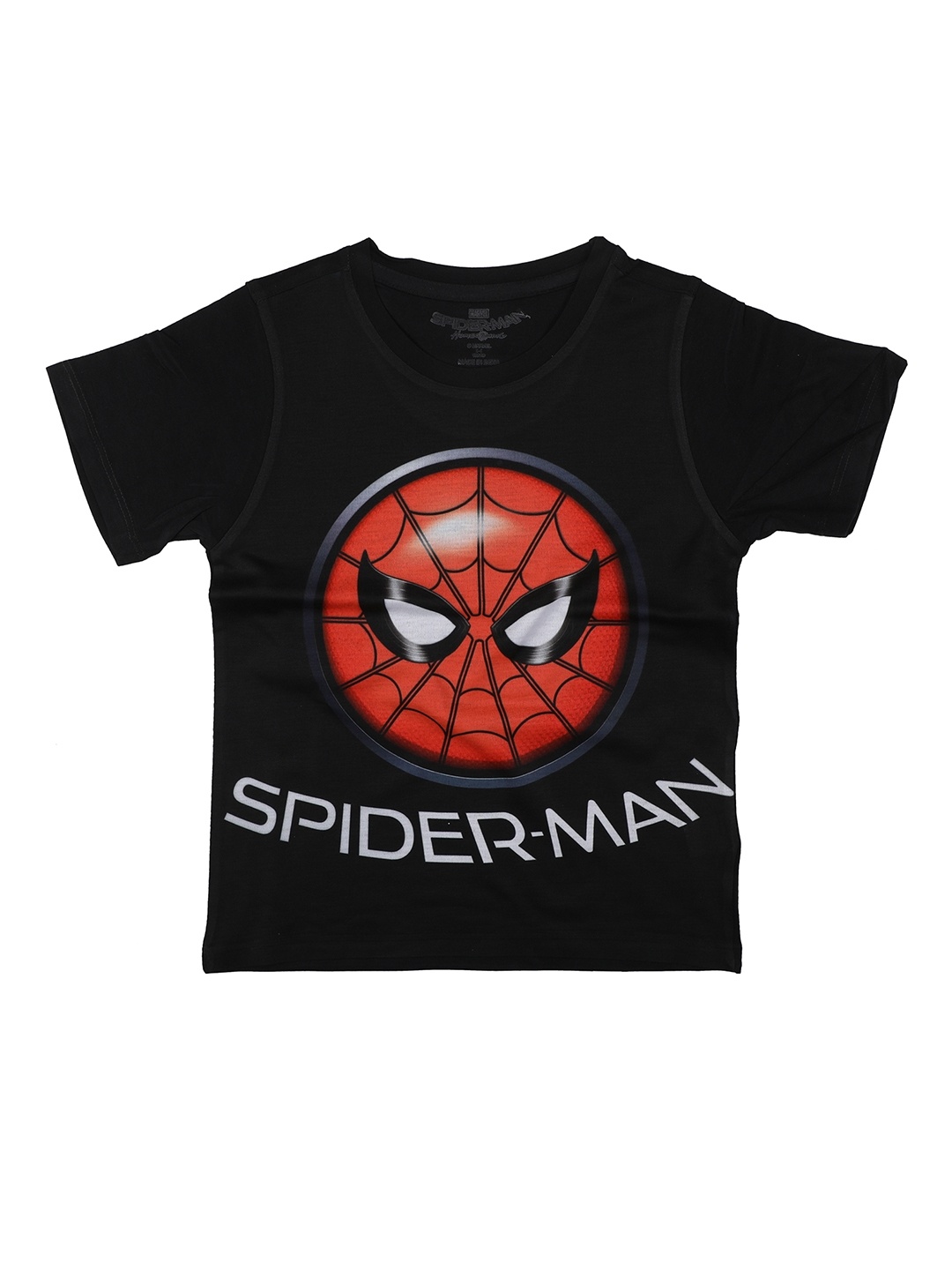 

Marvel by Wear Your Mind Boys Black Printed Round Neck T-shirt