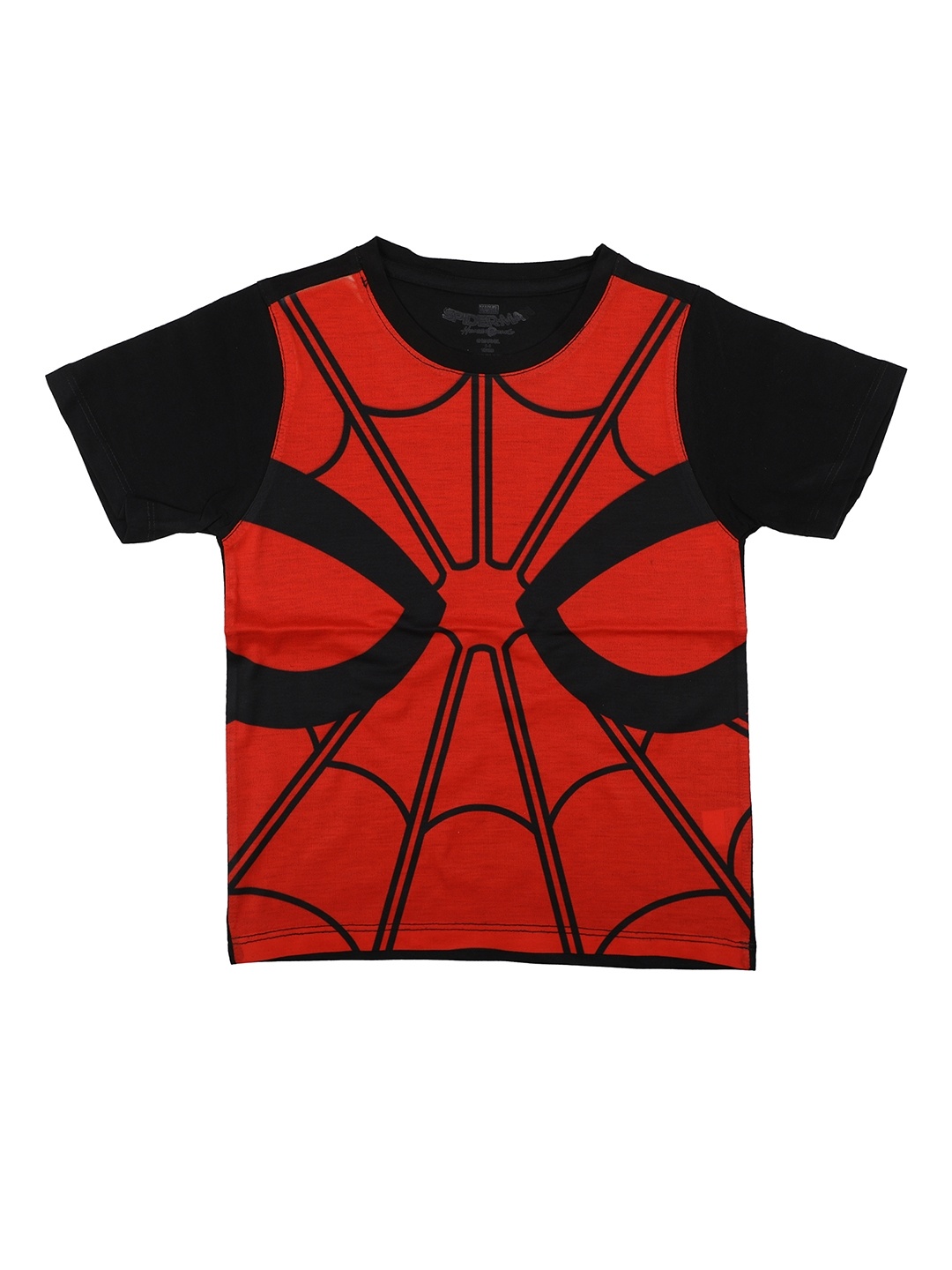 

Marvel by Wear Your Mind Boys Black Printed Round Neck T-shirt