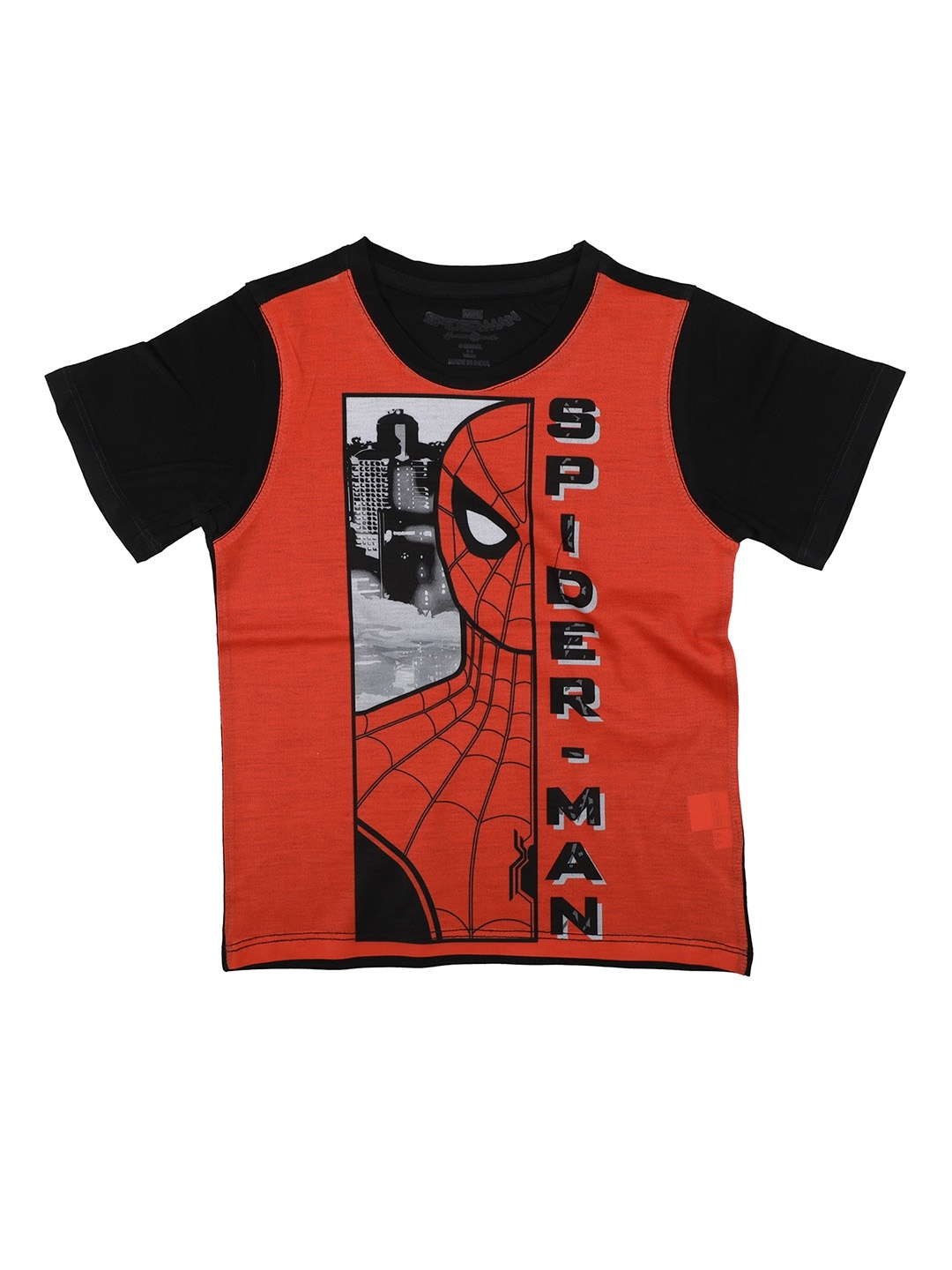 

Marvel by Wear Your Mind Boys Red Printed Round Neck T-shirt