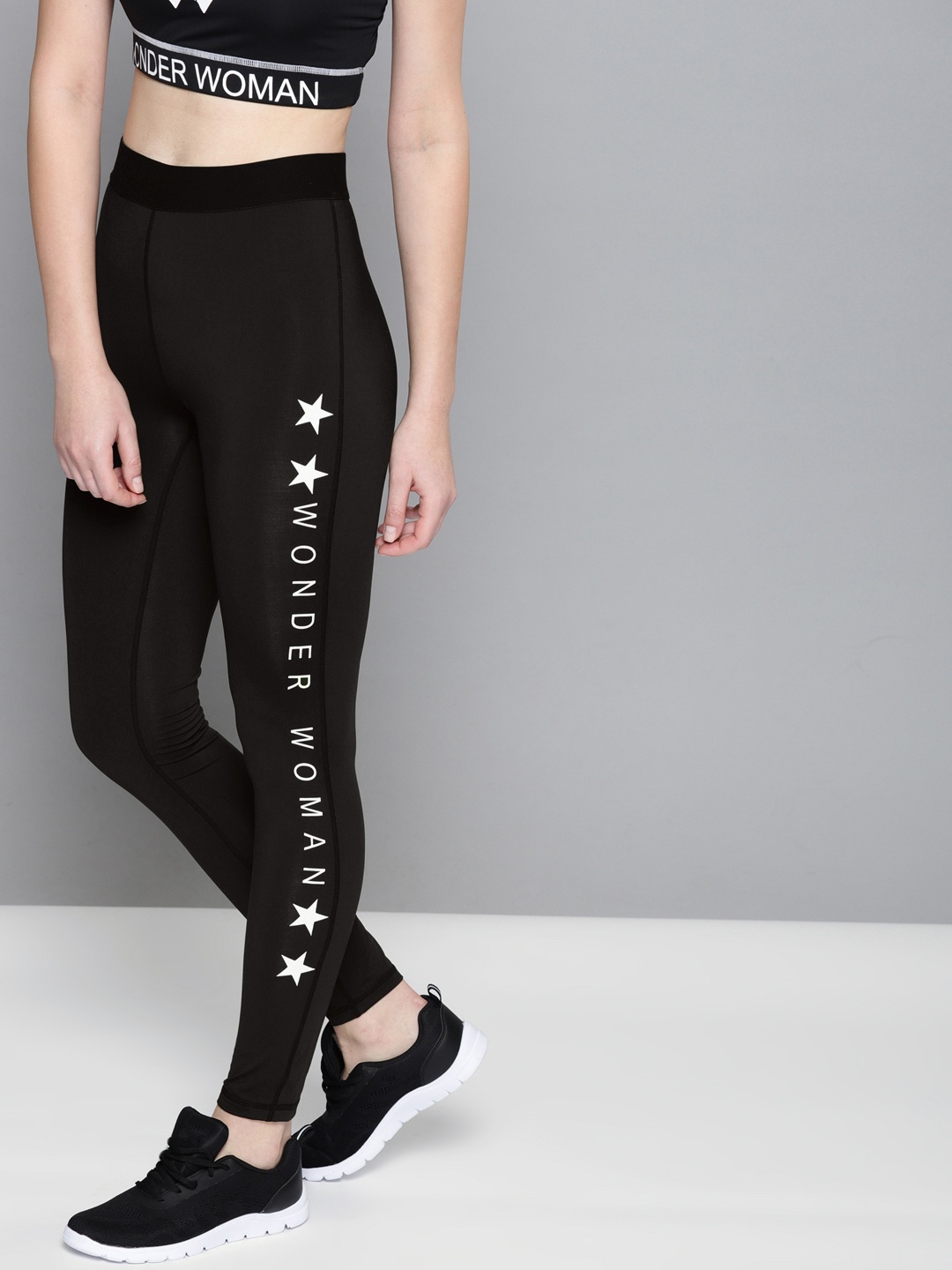 

Justice League Women Black Printed Tights