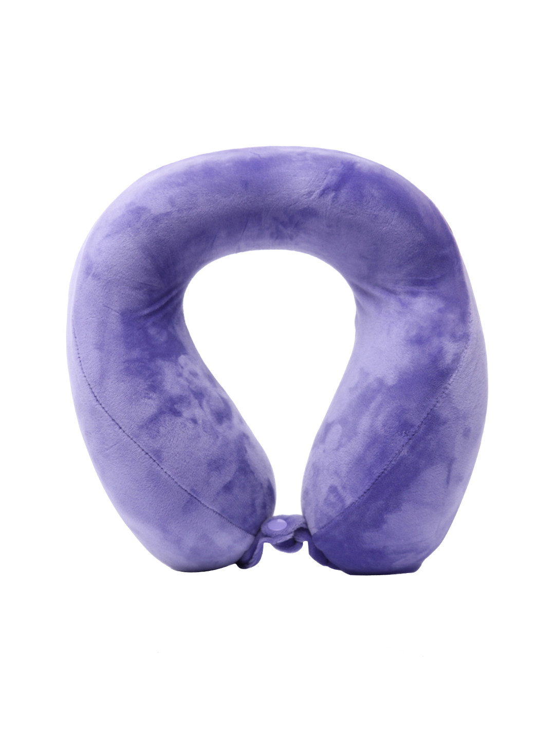 

Travel Blue Purple Solid ranquility Memory Foam Foldable Travel Pillow
