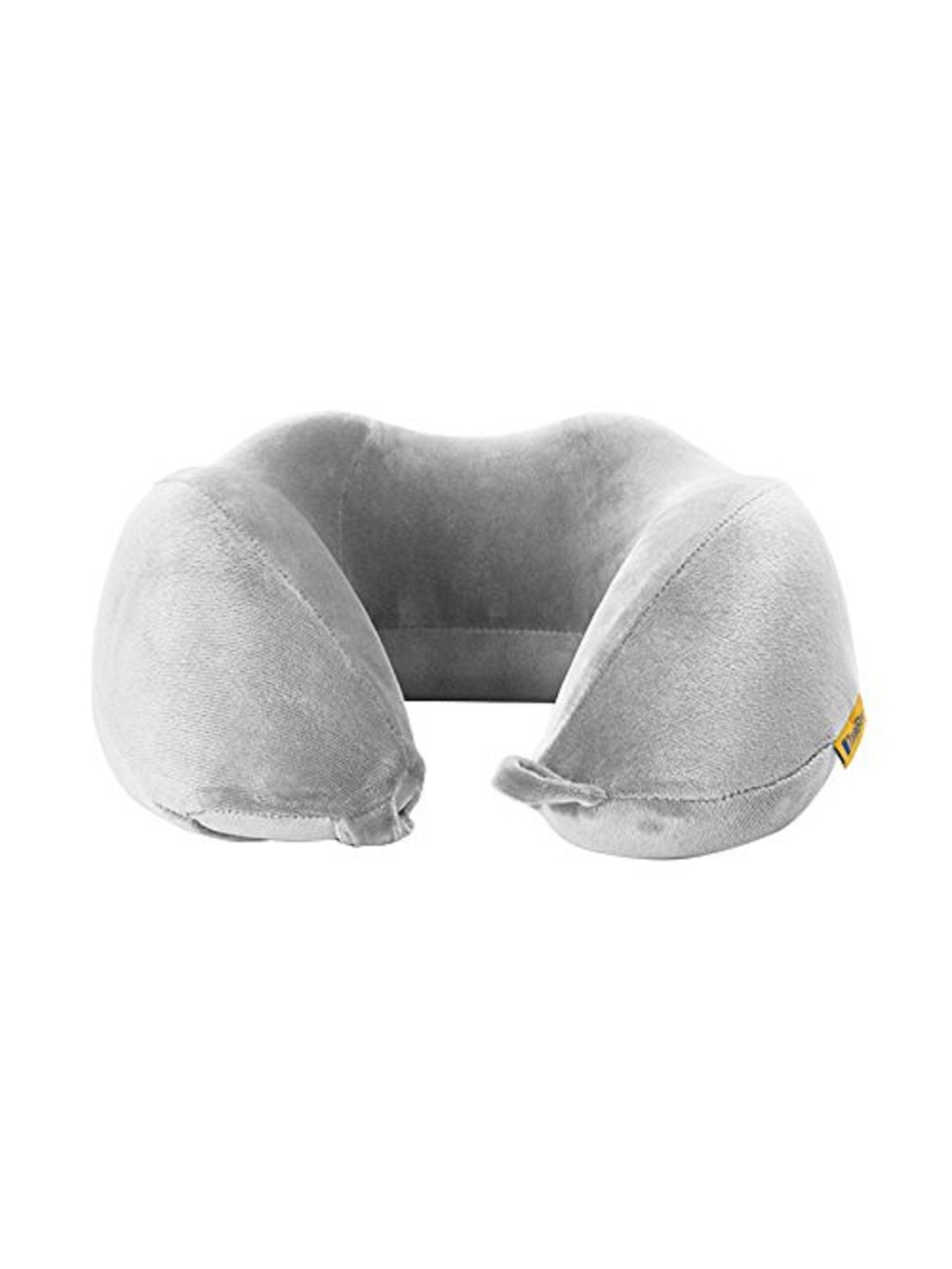 

Travel Blue Grey Solid Tranquility Memory Foam Foldable Travel Pillow