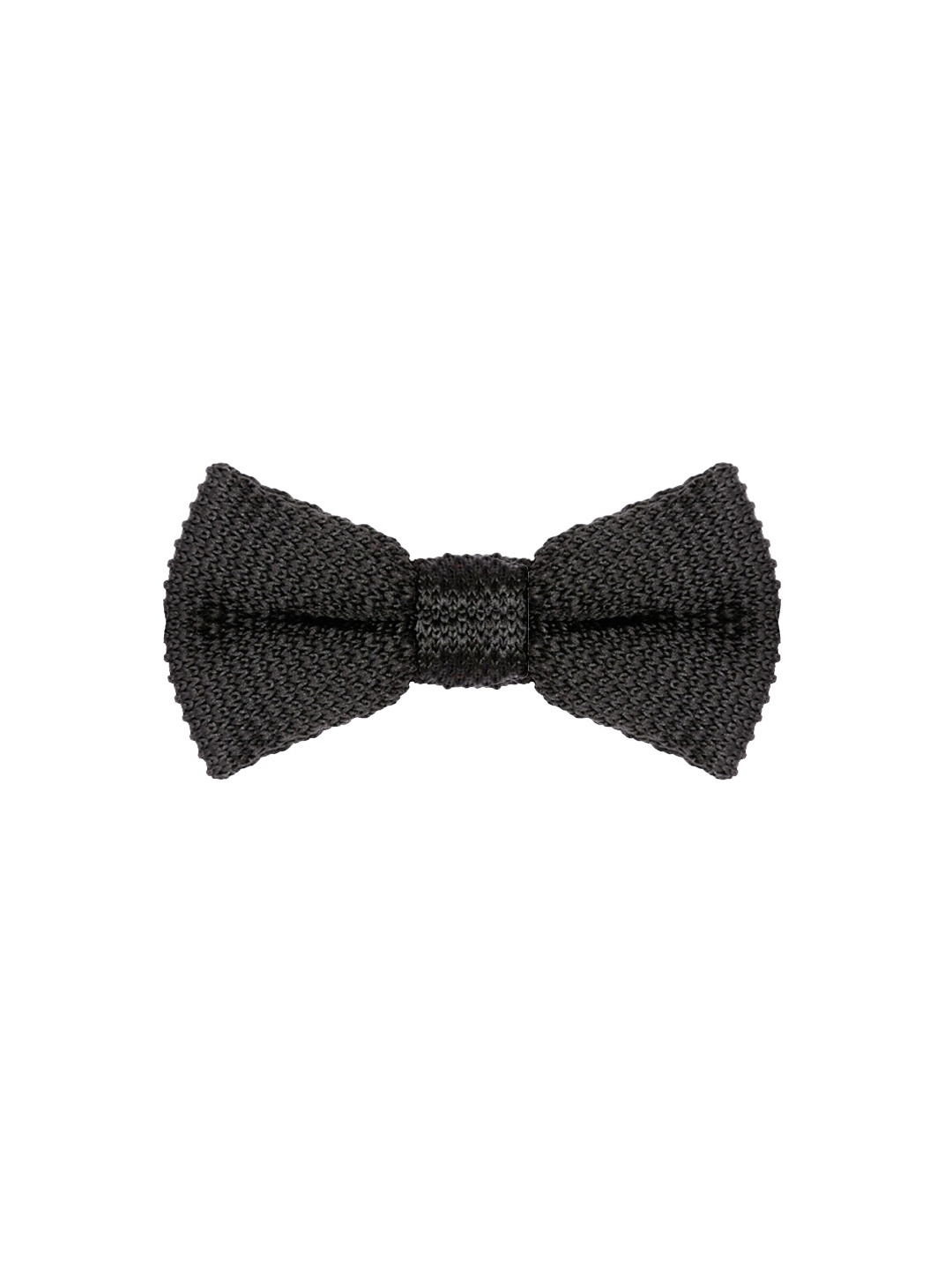 

Tossido Black Woven Design Bow Tie