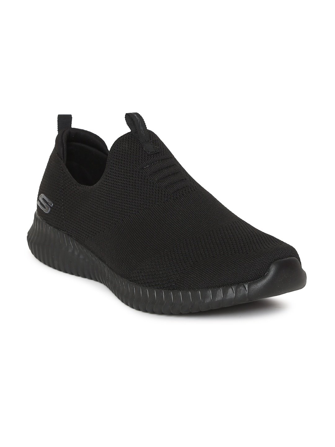 

Skechers Men Black Slip-On Sneakers