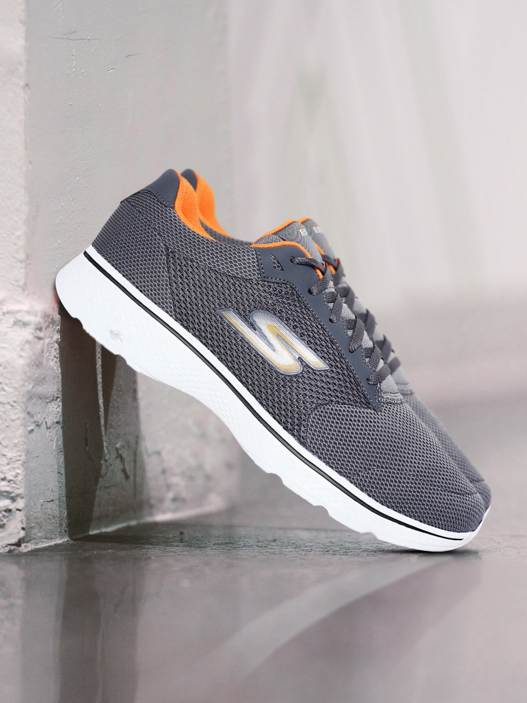 Skechers Men Charcoal Go Walk 4 Walking Shoes
