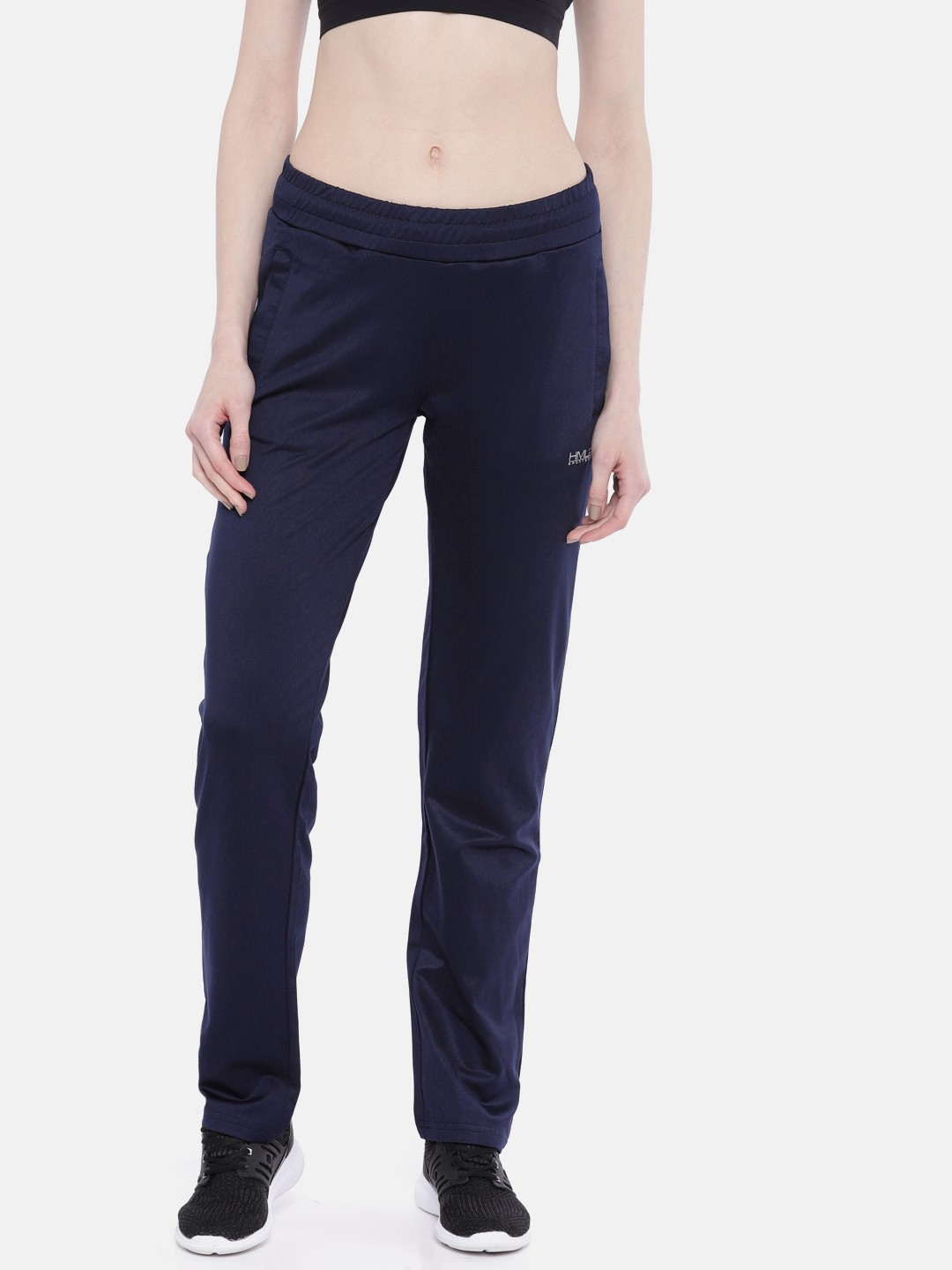 

ASICS Women Navy Blue CROPPED SWEAT Solid Track Pants