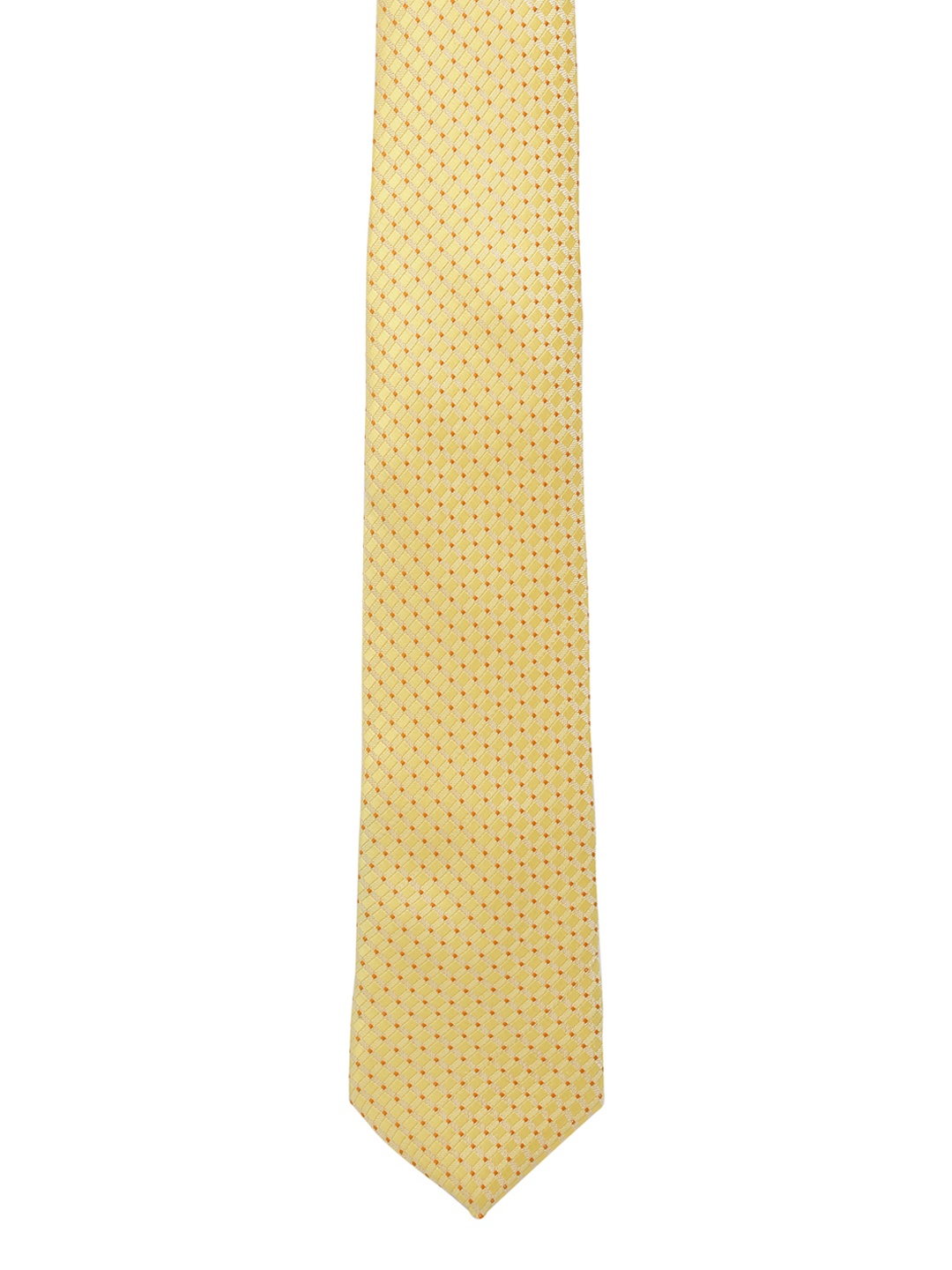 

Van Heusen Yellow Woven Design Broad Tie