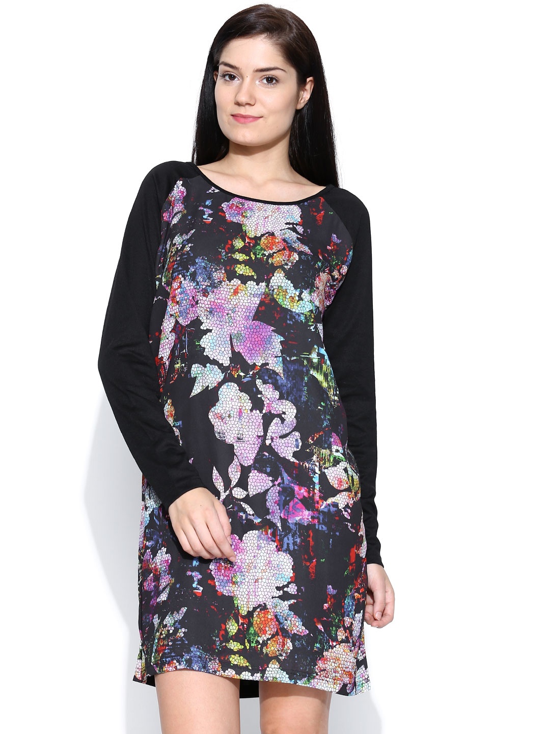 

ONLY Black Printed Shift Dress