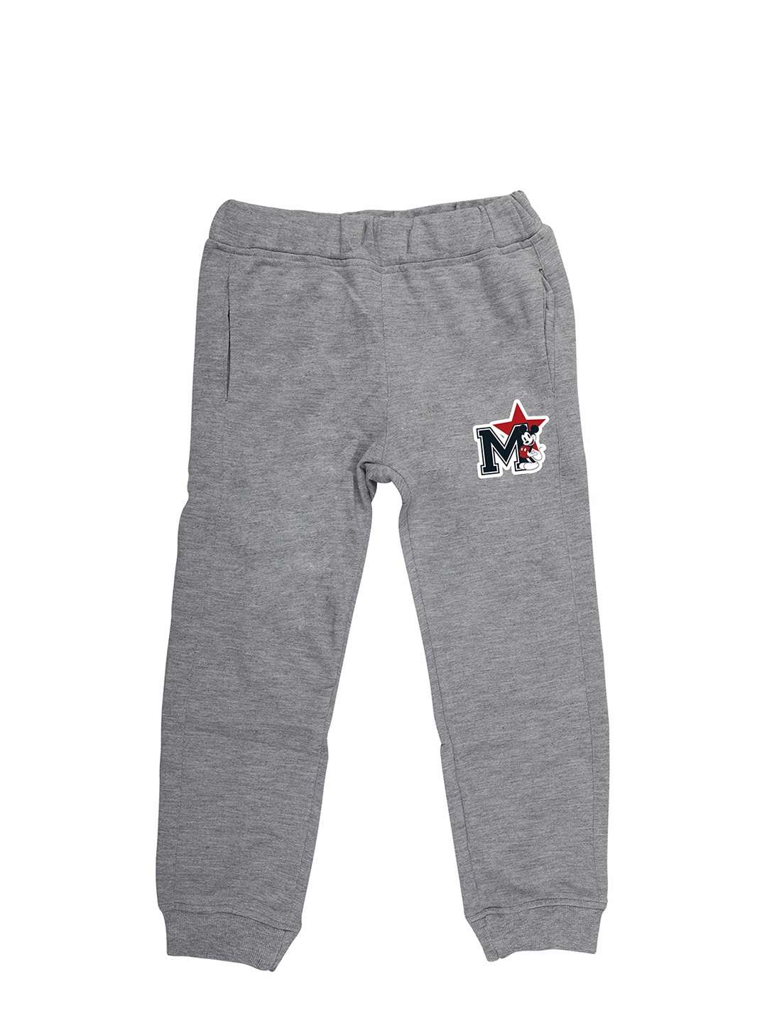 

Disney by Wear Your Mind Kids Grey Mickey & Friends Solid Joggers