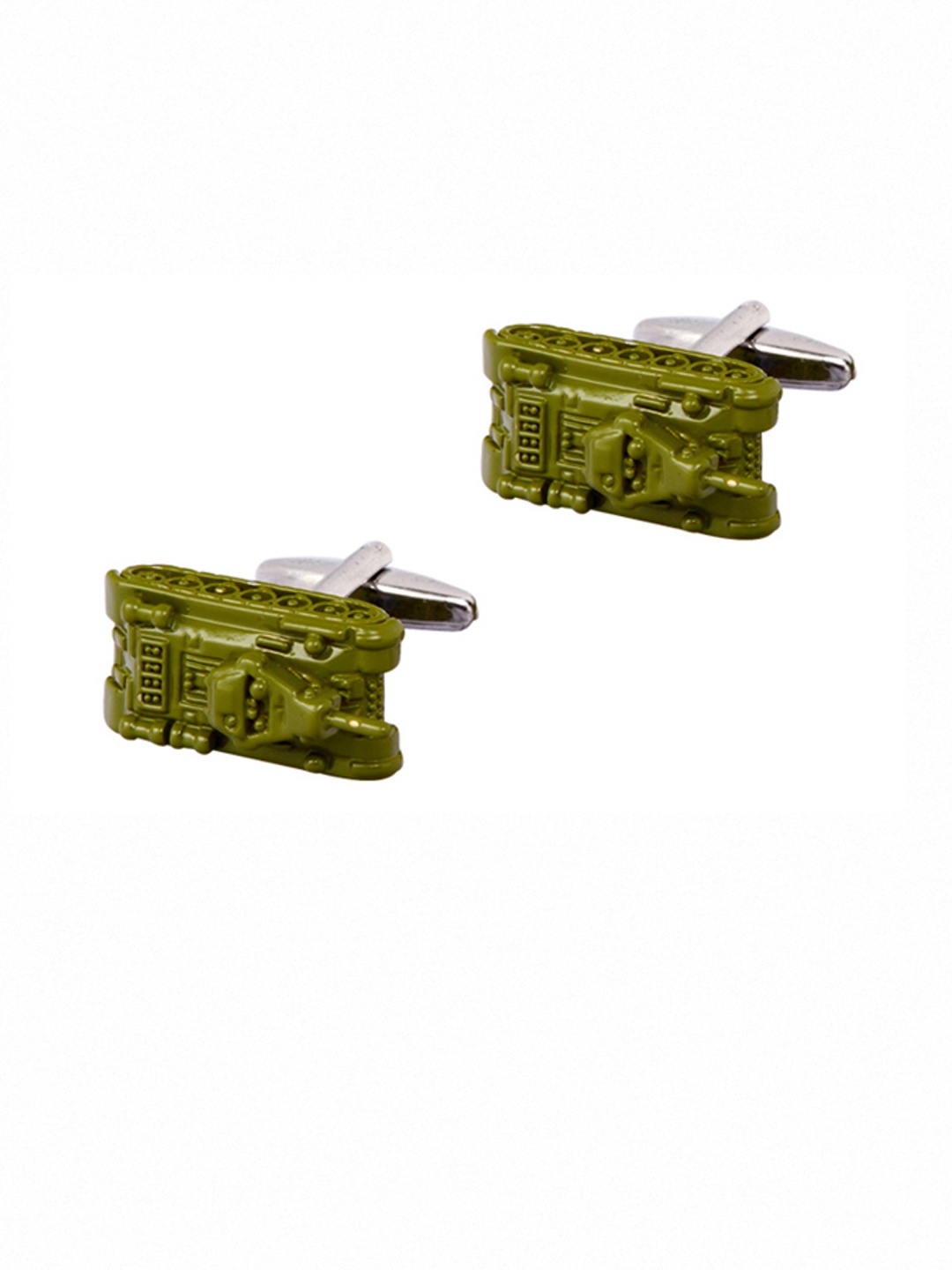 

Tossido Men Green Quirky Cufflinks