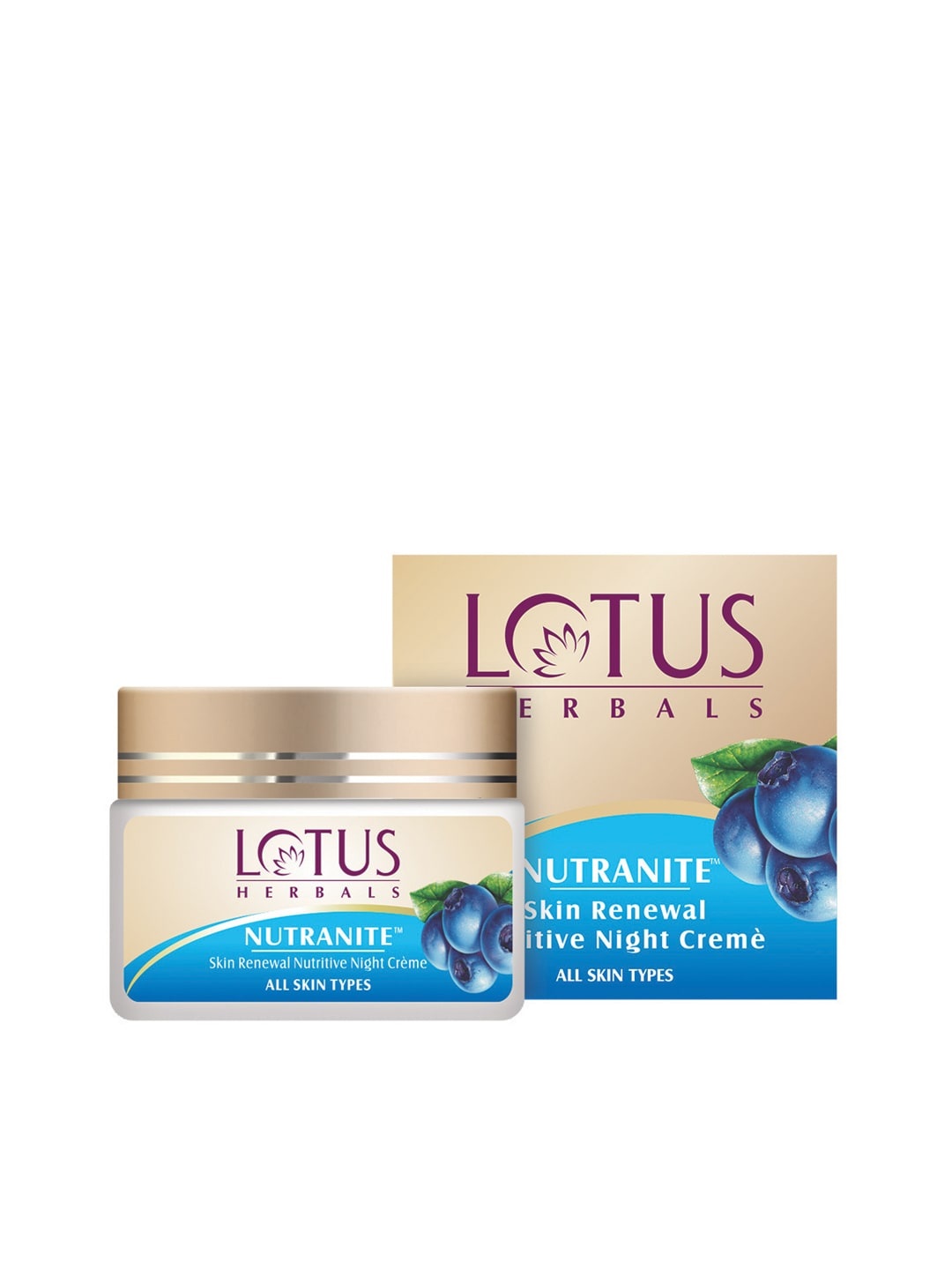 

Lotus Herbals Sustainable Nutranite Skin Renewal Nutritive Night Cream 50g