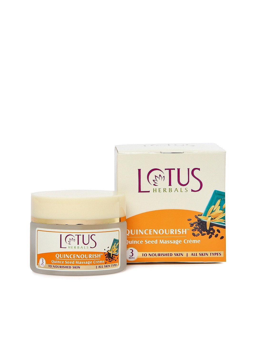 

Lotus Sustainable Herbal Quince Seed Massage CrA\"me 50 g, Cream