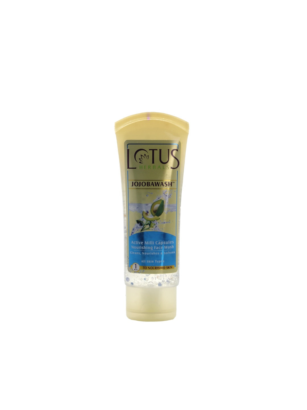 

Lotus Herbals Sustainable Jojobawash Active Milli Capsules Nourishing Face Wash, White