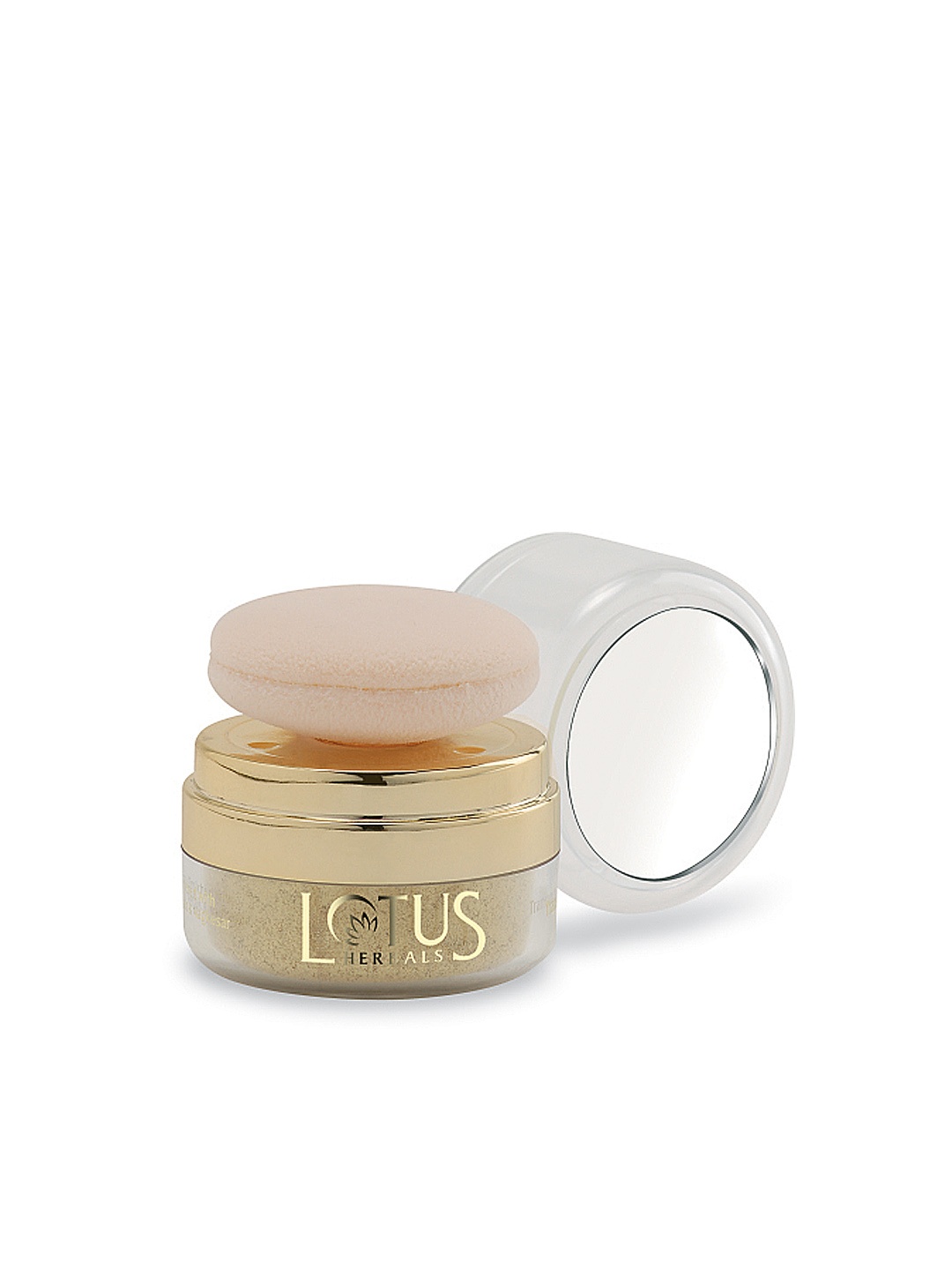 

Lotus Herbals Sustainable Natural Blend Translucent Loose Compact Powder - Sunset Beach 820 10g, Gold