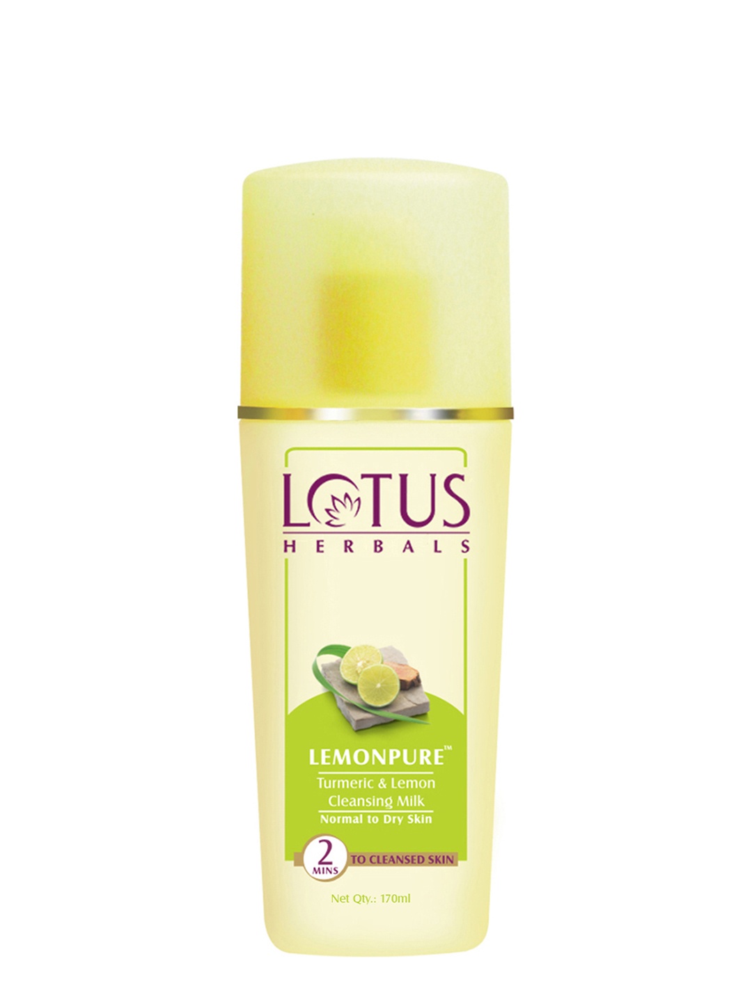 

Lotus Herbals Sustainable Lemon Pure Cleansing Milk, White