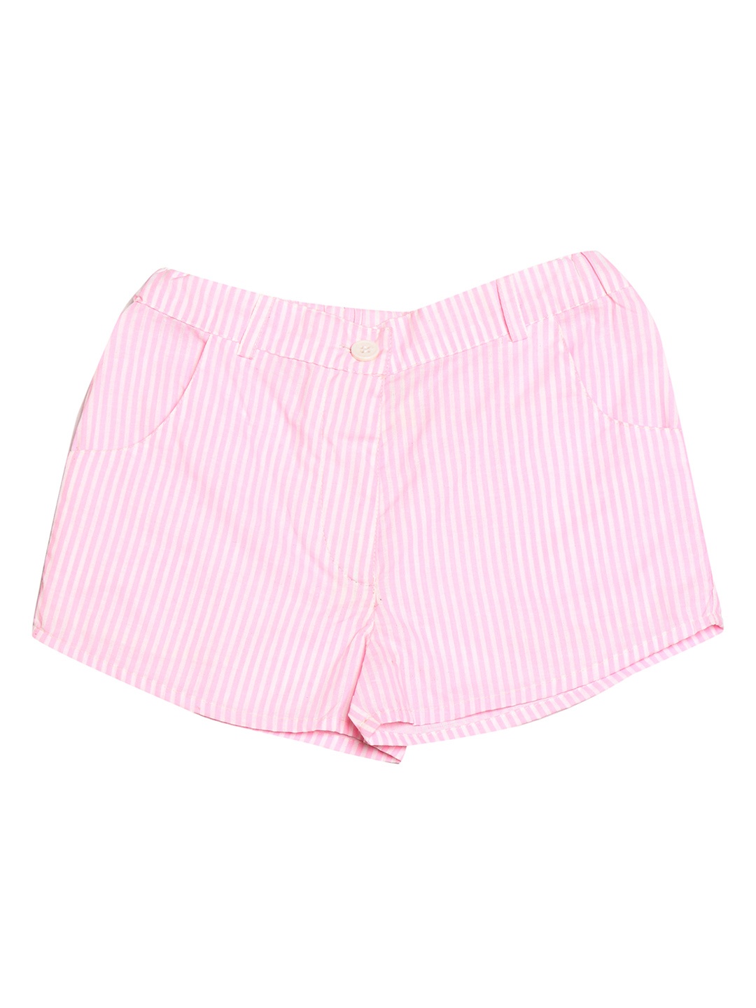 

Nino Bambino Girls Pink Striped Regular Fit Hot Sustainable Pants