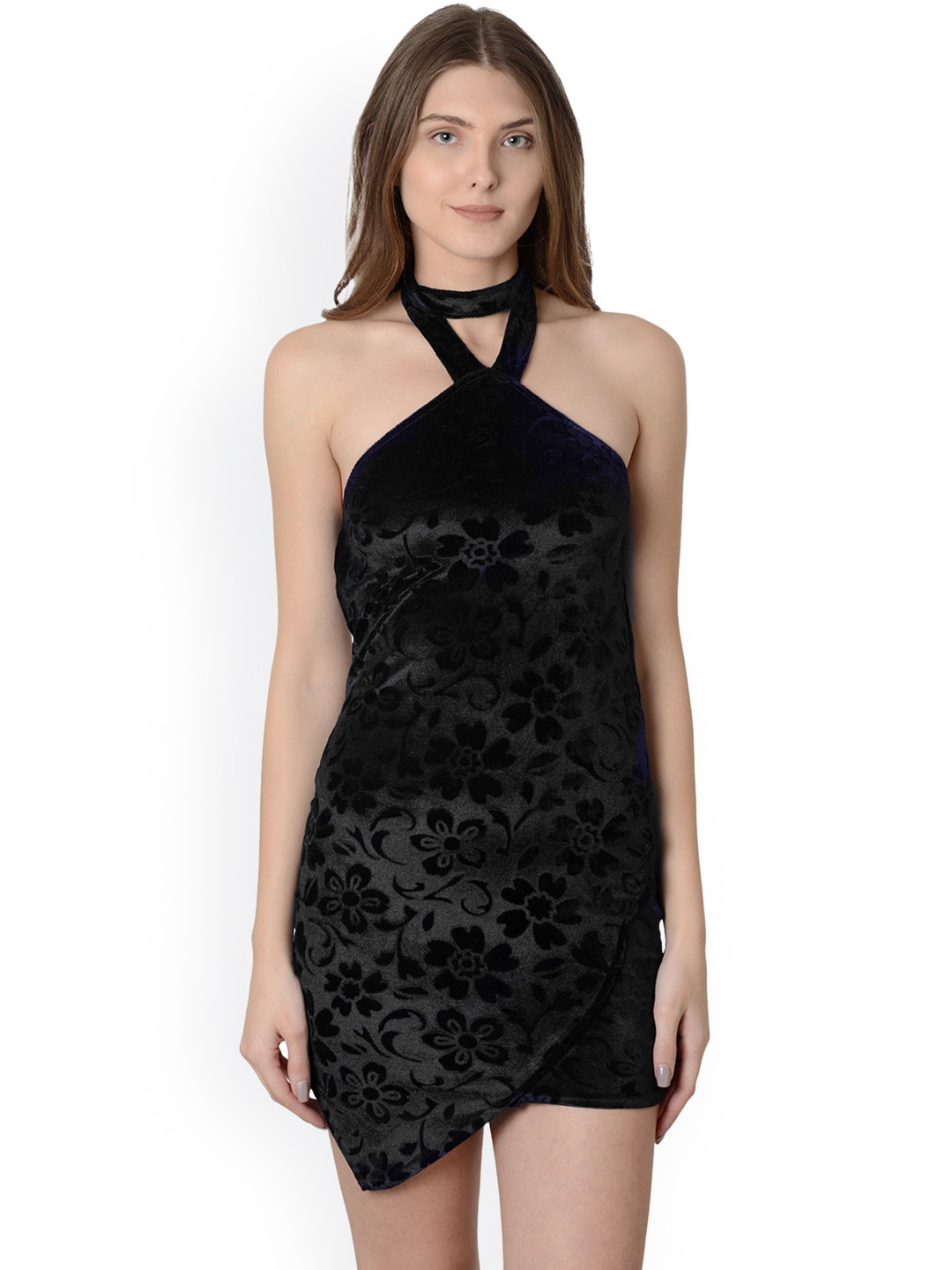 

Da Intimo Black Printed Baby Doll