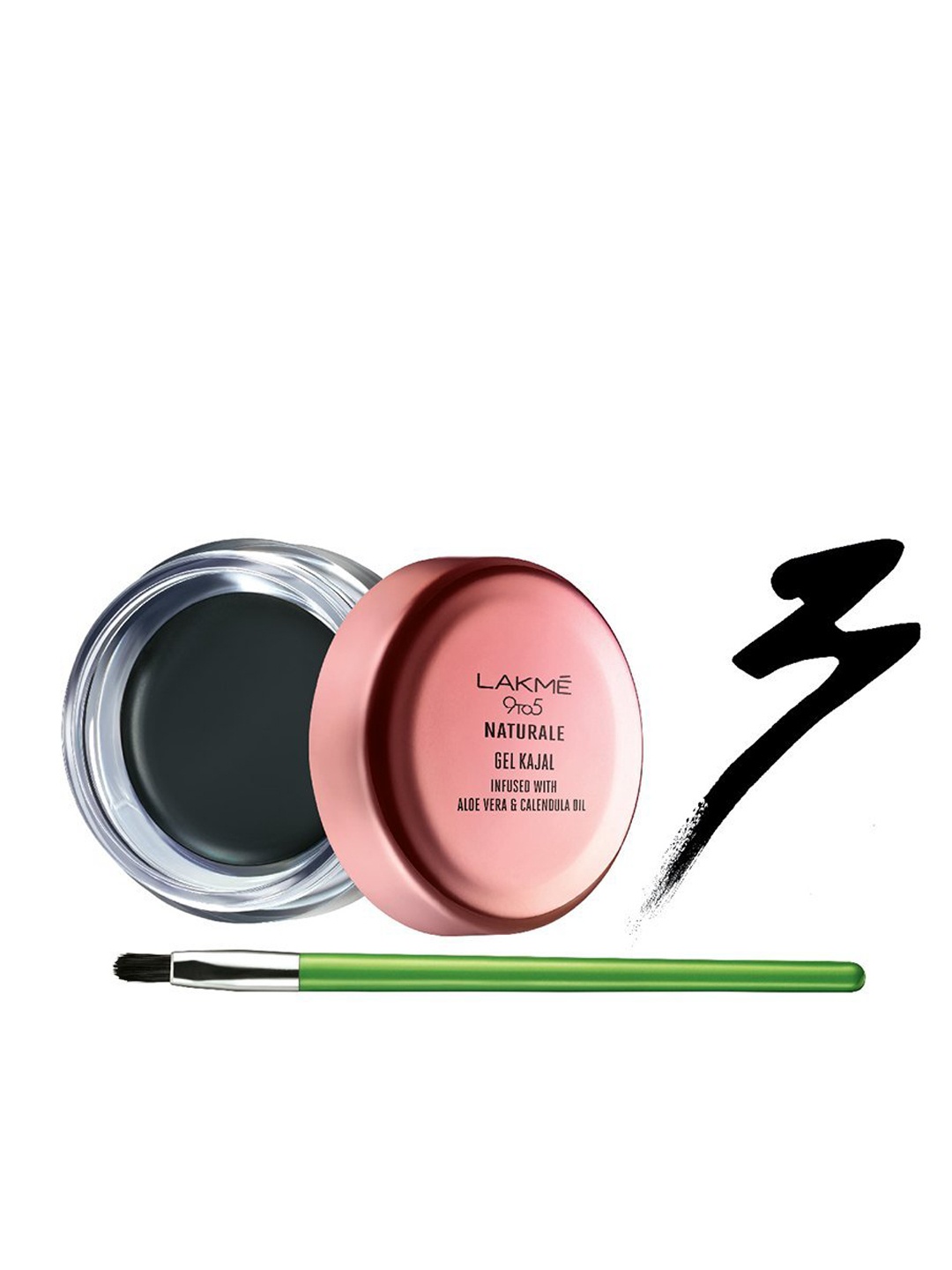 

Lakme 9 to 5 Naturale Gel Kajal 3 g - Black