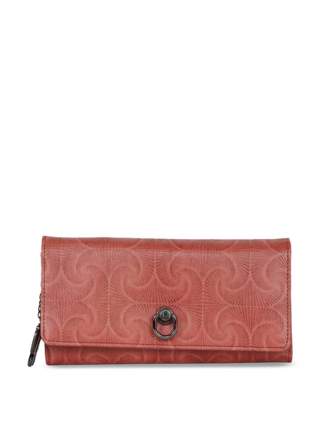 

Butterflies Women Pink Textured Two Fold Wallet
