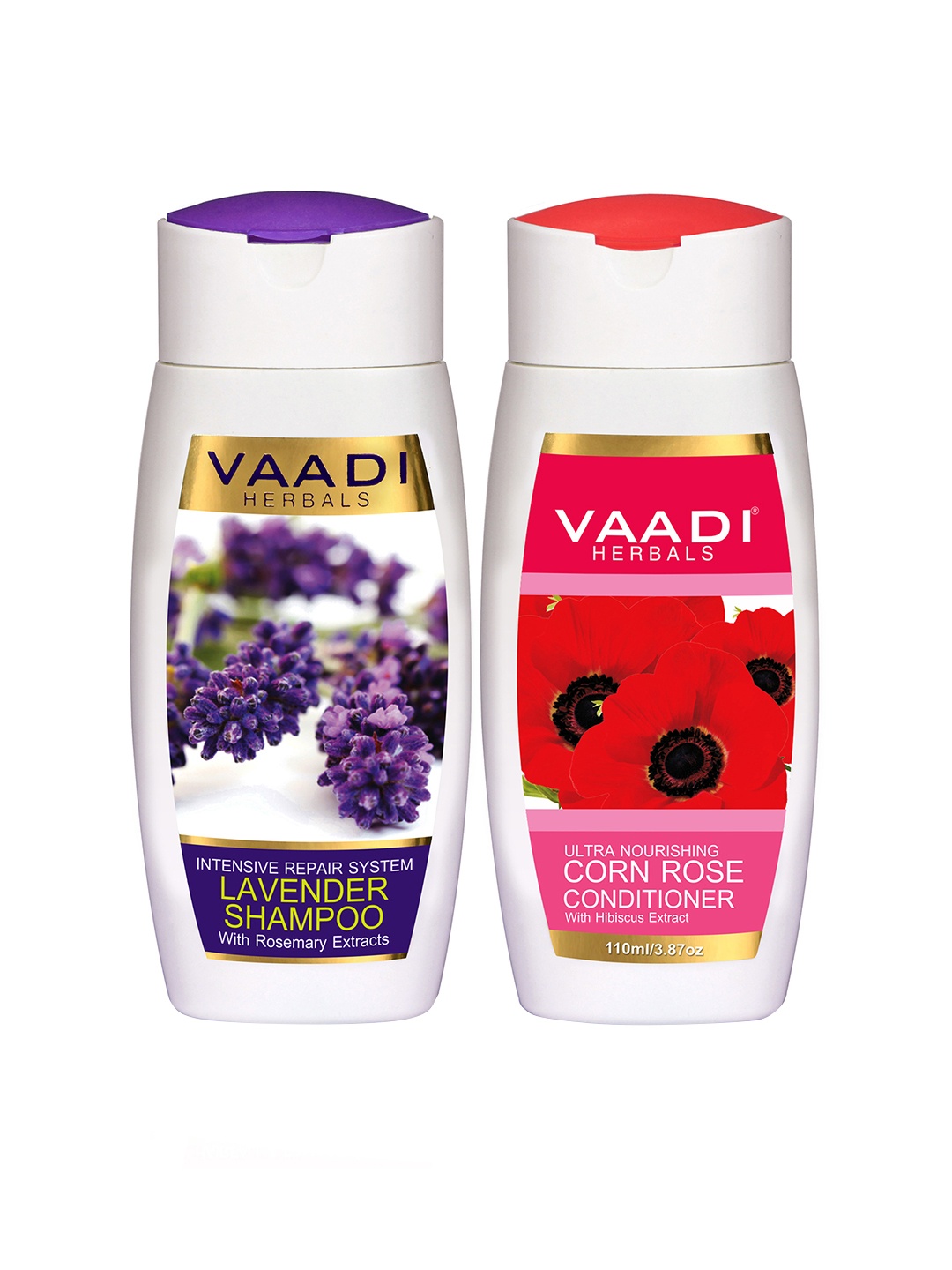 

Vaadi Herbals Intensive Repair System Shampoo - Ultra Nourishing Conditioner, White