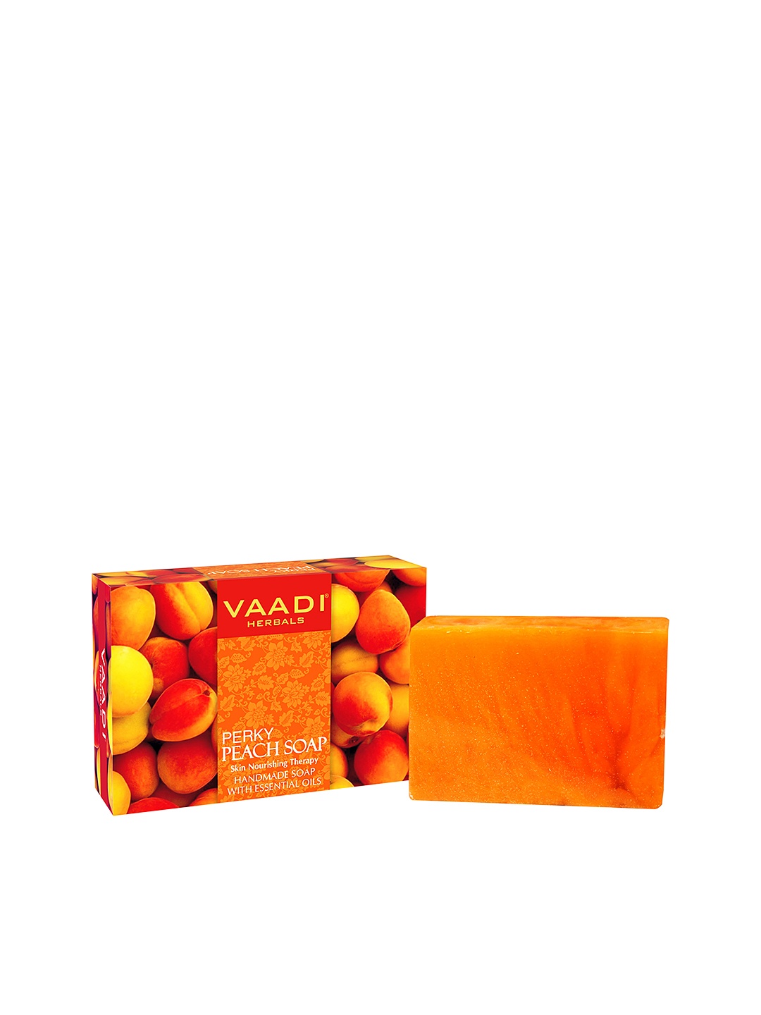 

Vaadi Herbals Perky Peach Soap with Almond Oil - 75g