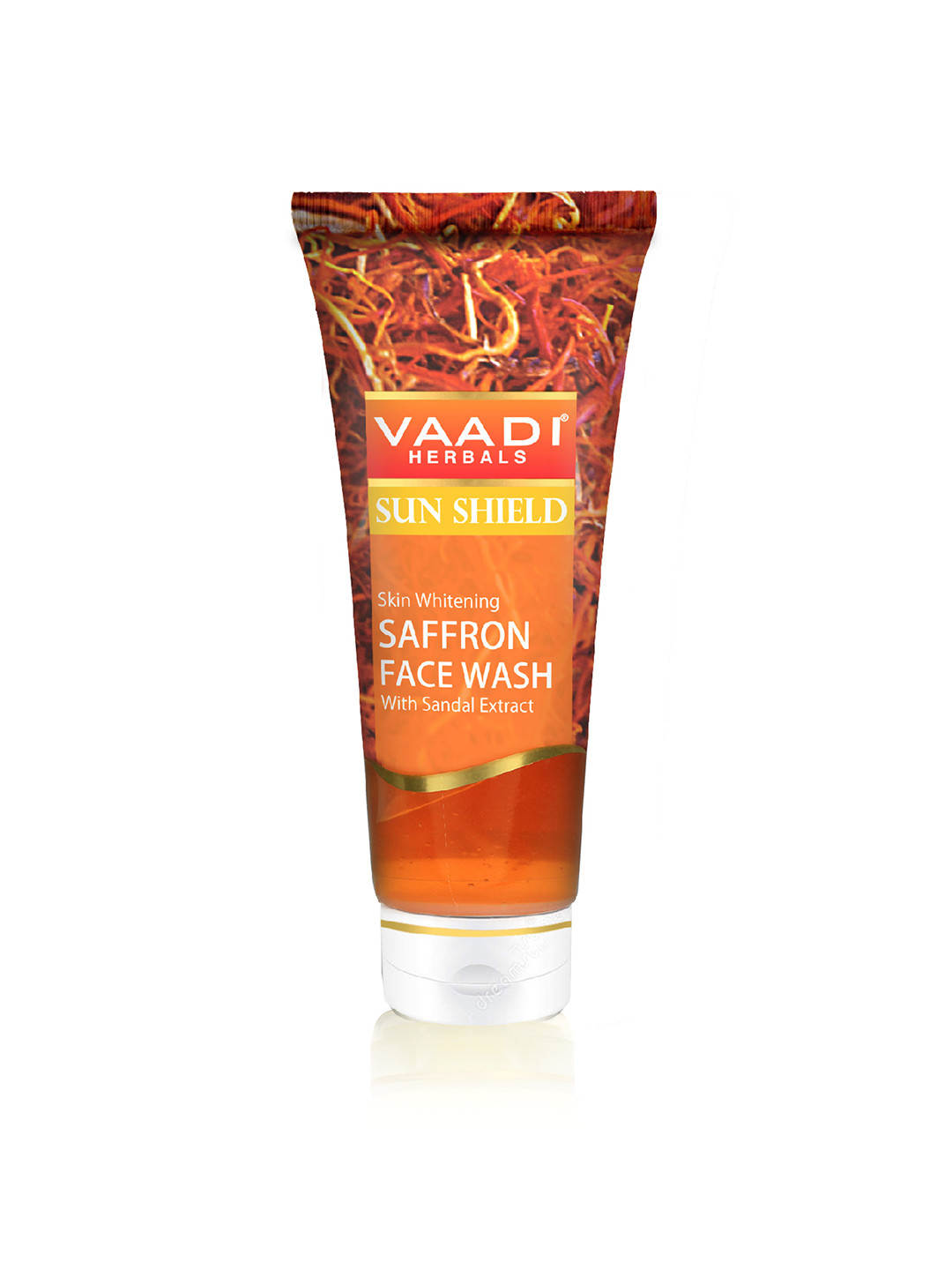 

Vaadi Herbals Skin Whitening Saffron Face Wash with Sandal Extract - 60ml, Red