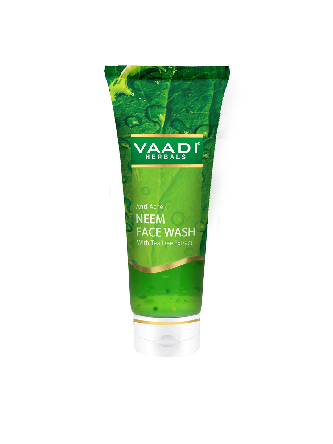 

Vaadi Herbals Anti-Acne Neem Face Wash with Tea Tree Extract - 60 ml, Green