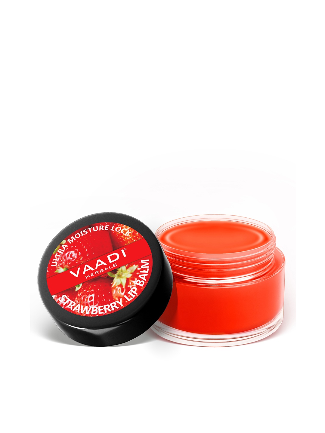 

Vaadi Herbals Strawberry & Honey Lip Balm - 10g, Red