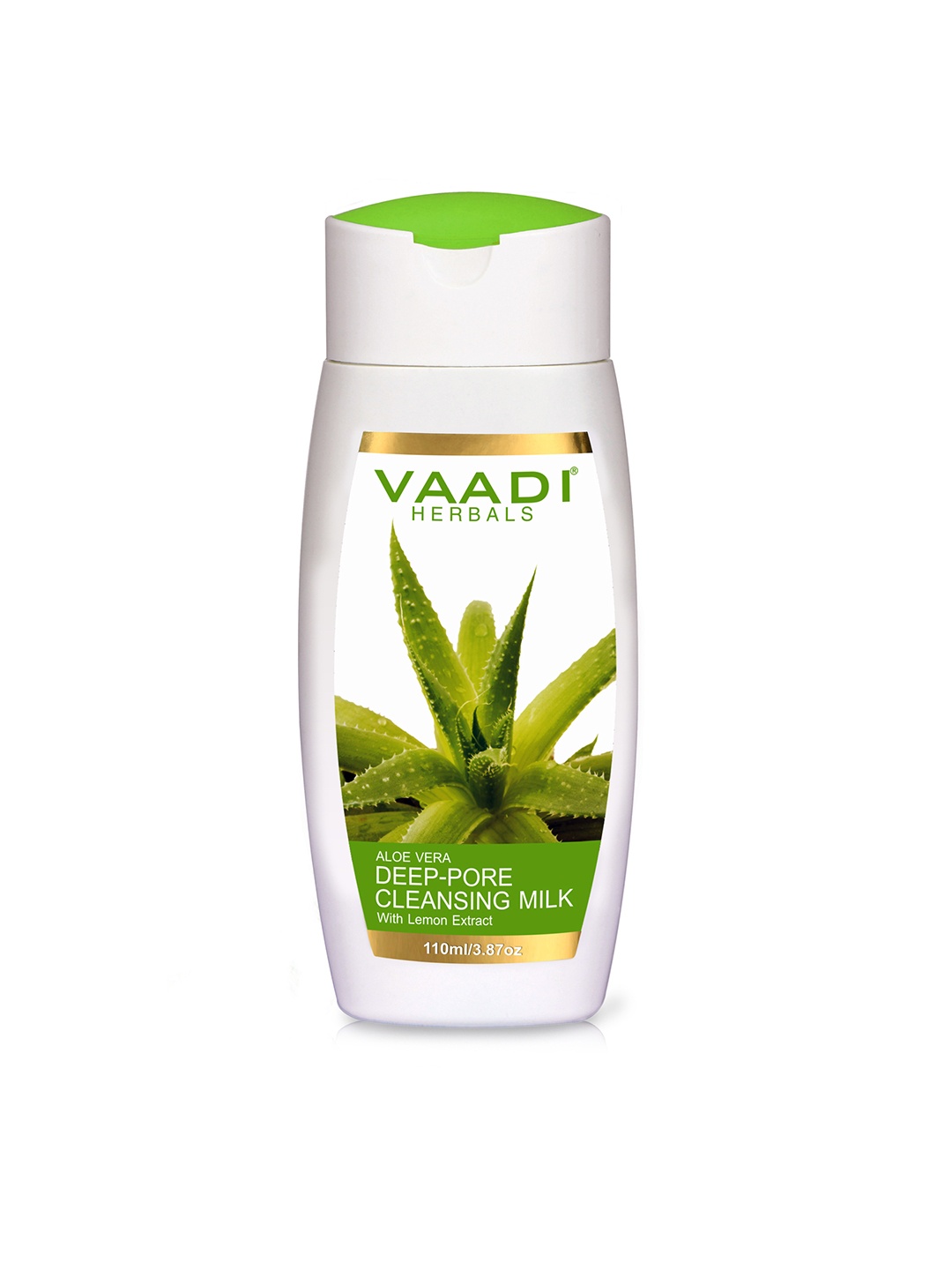 

Vaadi Herbals Aloe Vera Deep Pore Cleansing Milk with Lemon Extract - 110ml, White