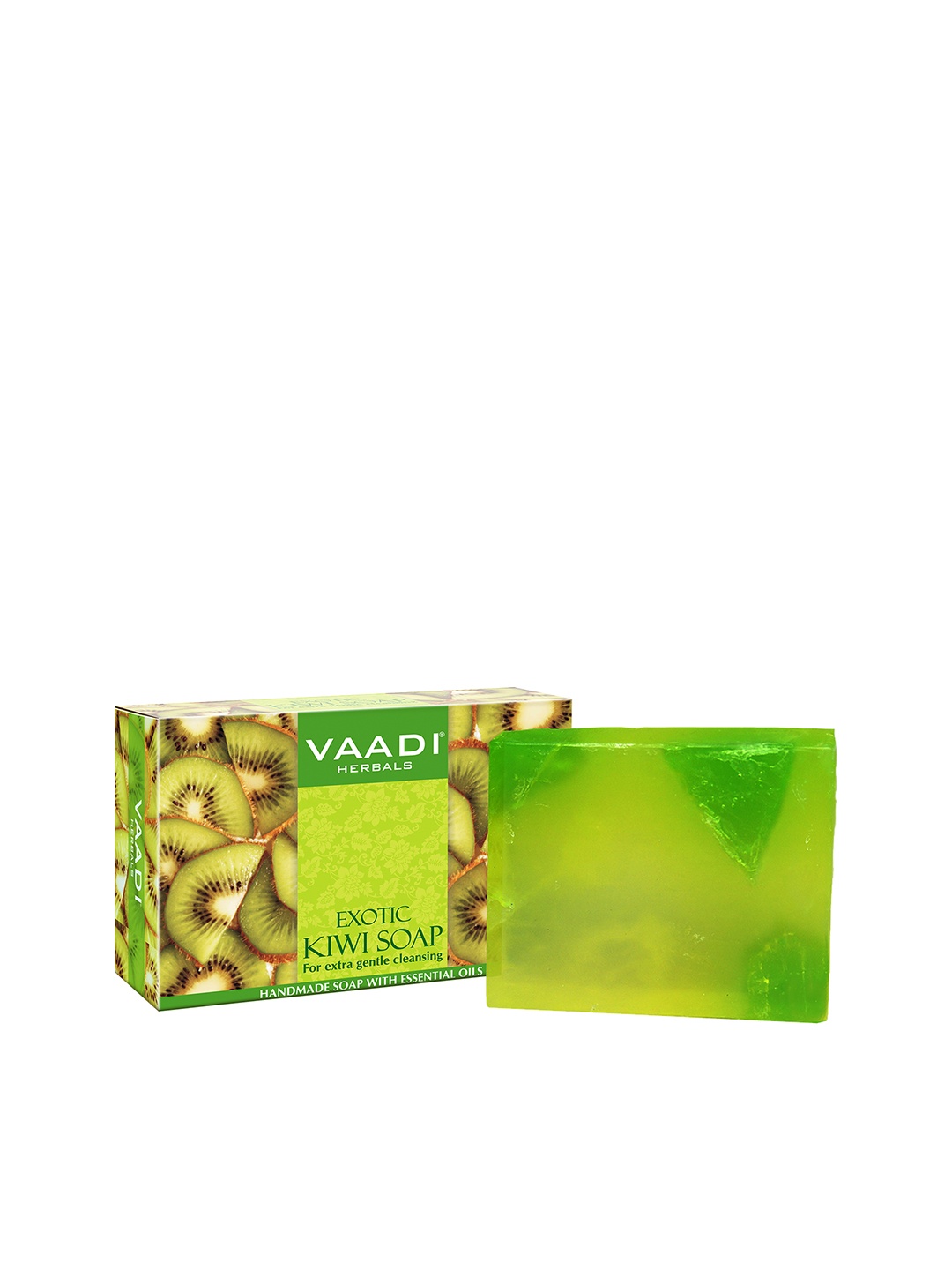 

Vaadi Herbals Exotic Kiwi Soap with Green Apple Extract & Essential Oils