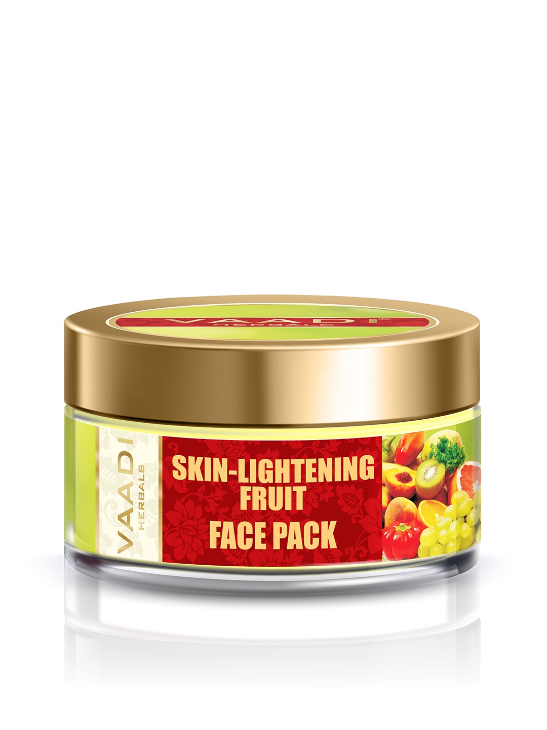 

Vaadi Herbals Skin-Lightening Fruit Face Pack - 70 g, Red