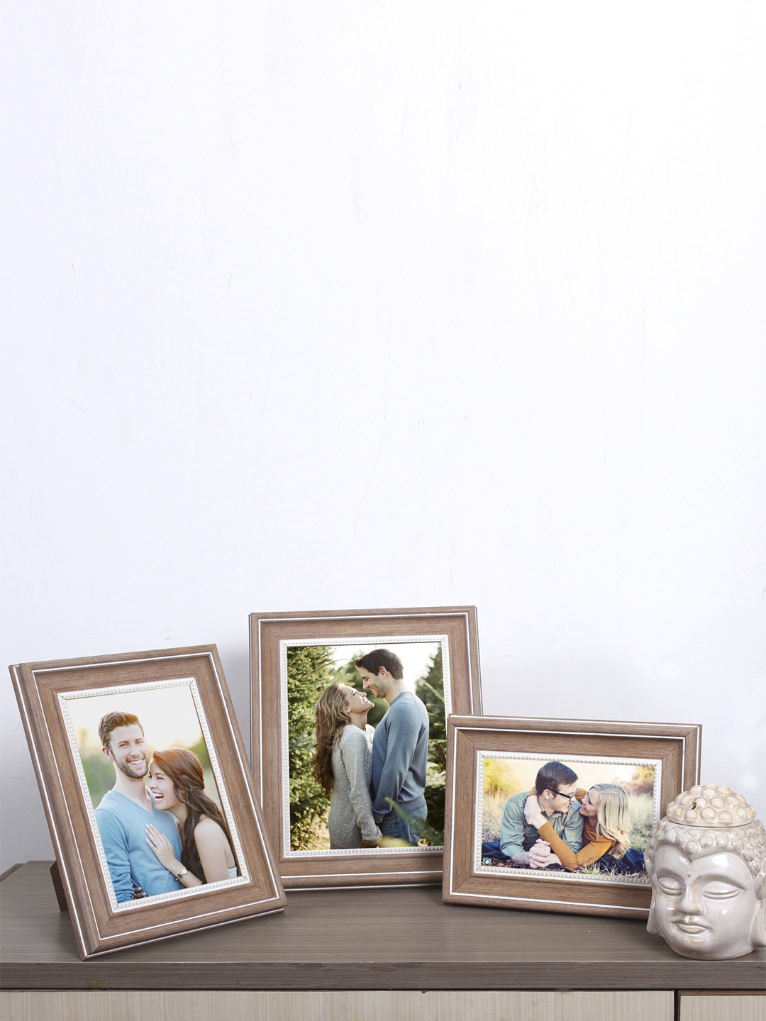 

Art Street Set Of 3 Brown Textured Photo Frames