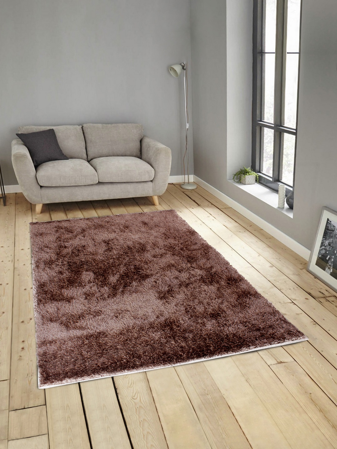 

ROMEE Brown Solid Carpet