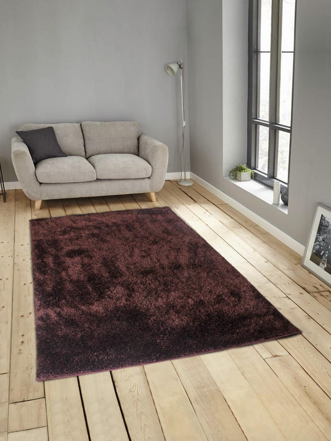 

ROMEE Brown Solid Carpet