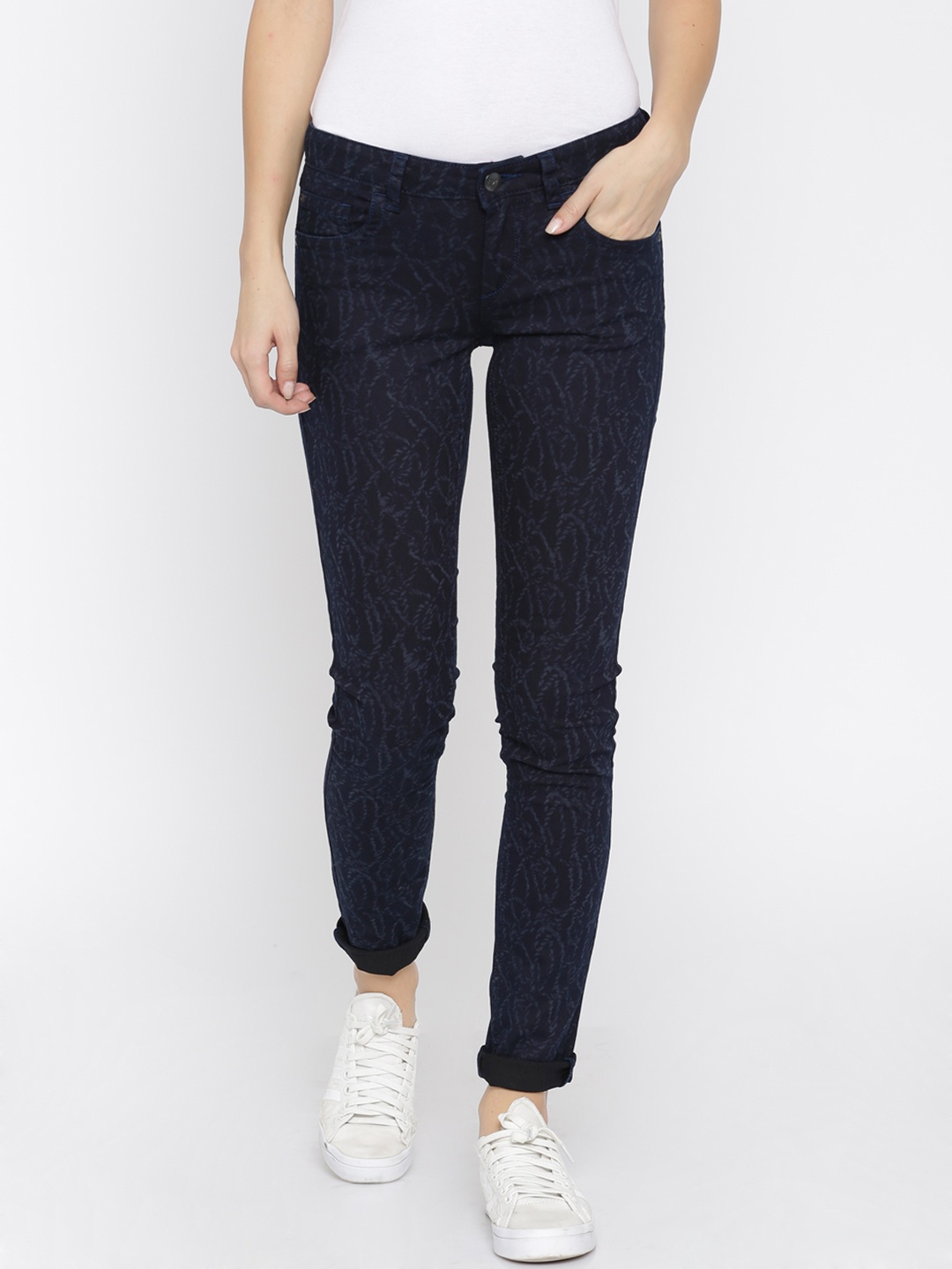 

Ed Hardy Women Blue Super Skinny Fit Stretchable Jeans