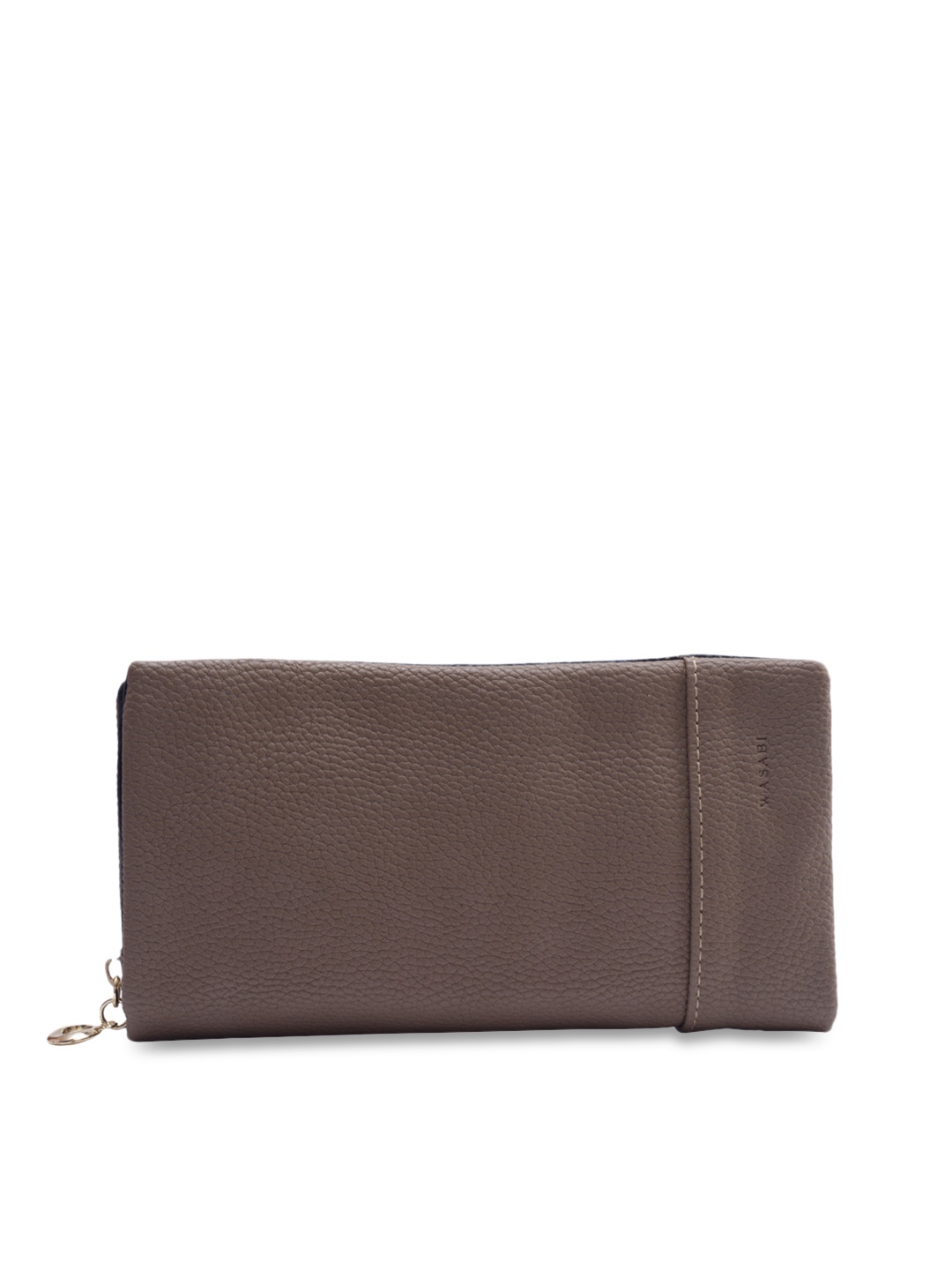 

LEGAL BRIBE Women Brown Solid Zip Around Wallet