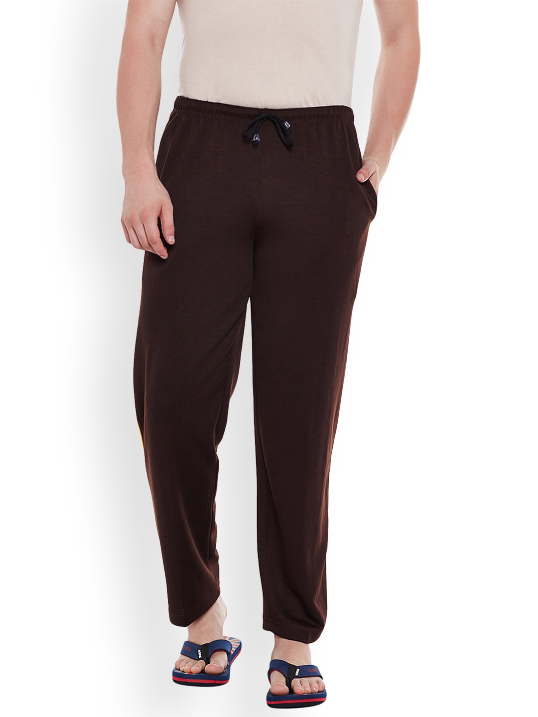 

VIMAL JONNEY Brown Solid Lounge Pants DD6BROWN