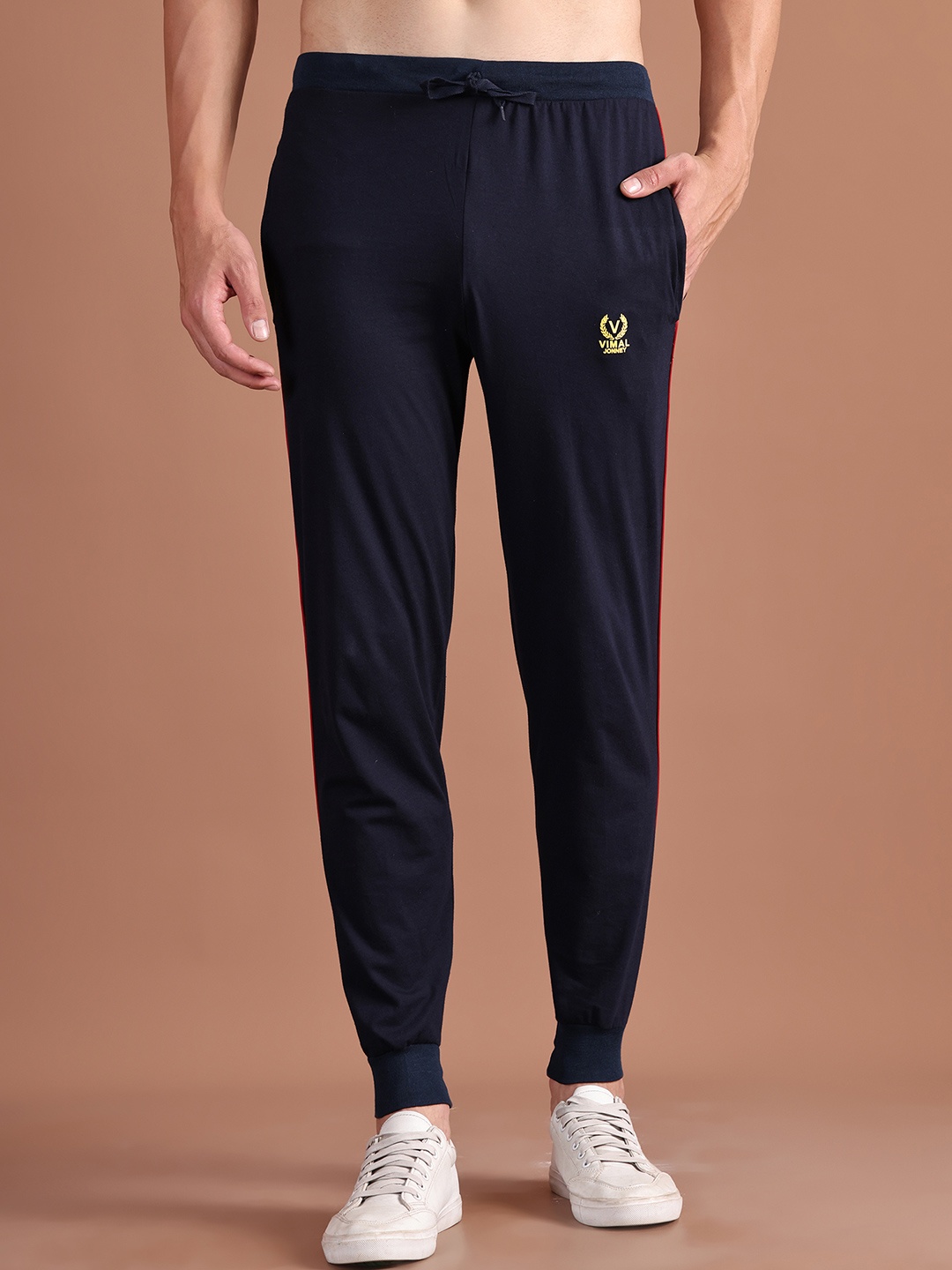 

VIMAL JONNEY Navy Blue Solid Lounge Pant DD8NAVY