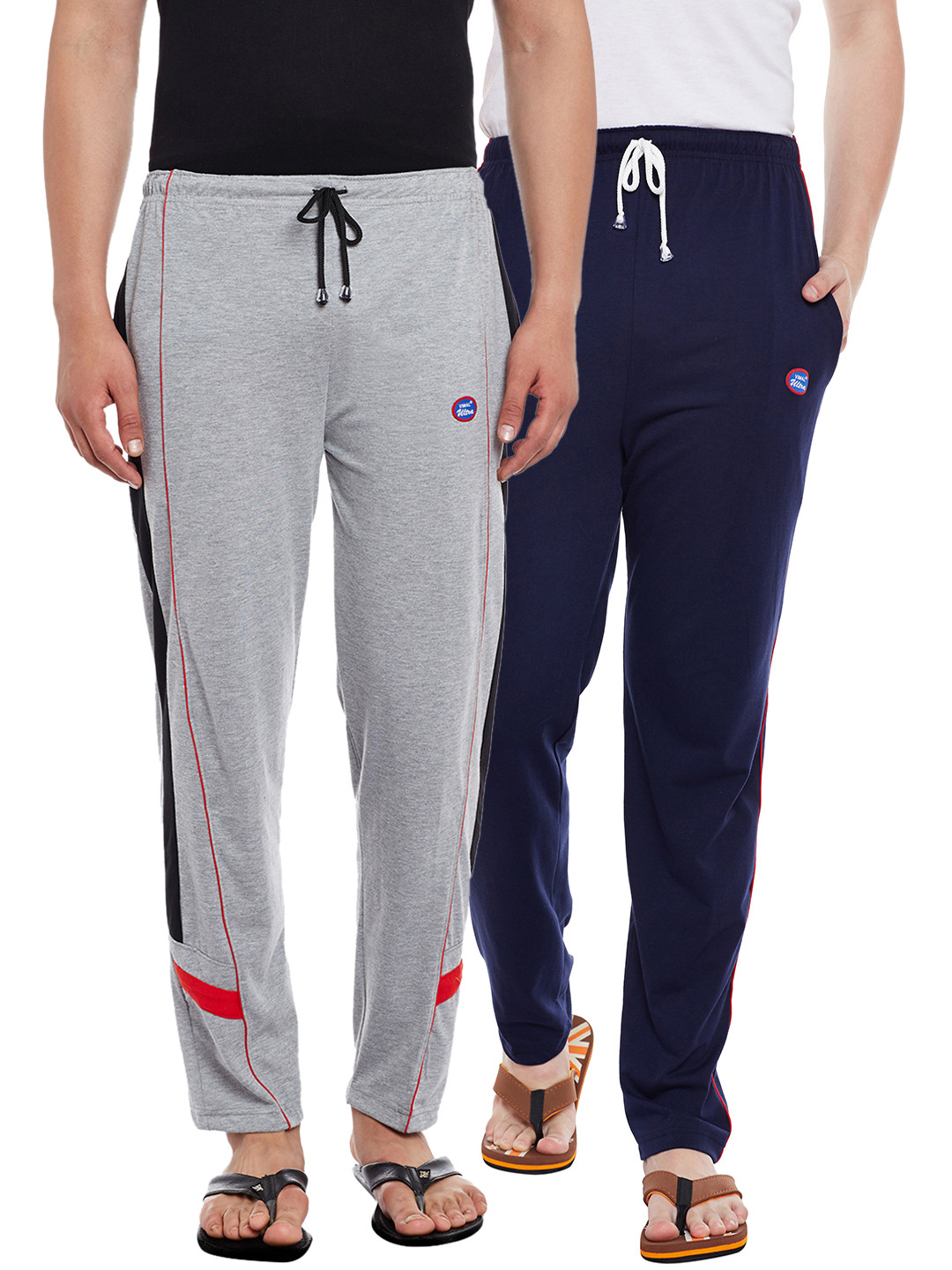 

VIMAL JONNEY Men Pack of 2 Lounge Pants DD1NDD7M, Navy blue