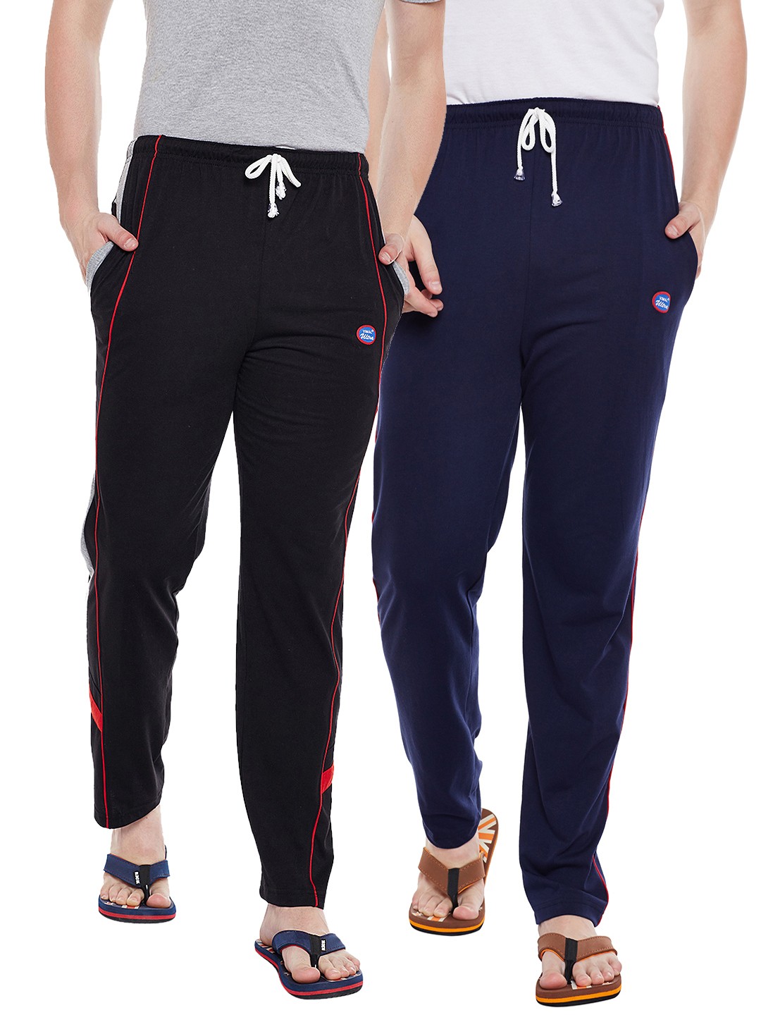 

VIMAL JONNEY Men Pack of 2 Lounge Pants DD1NDD7B, Navy blue