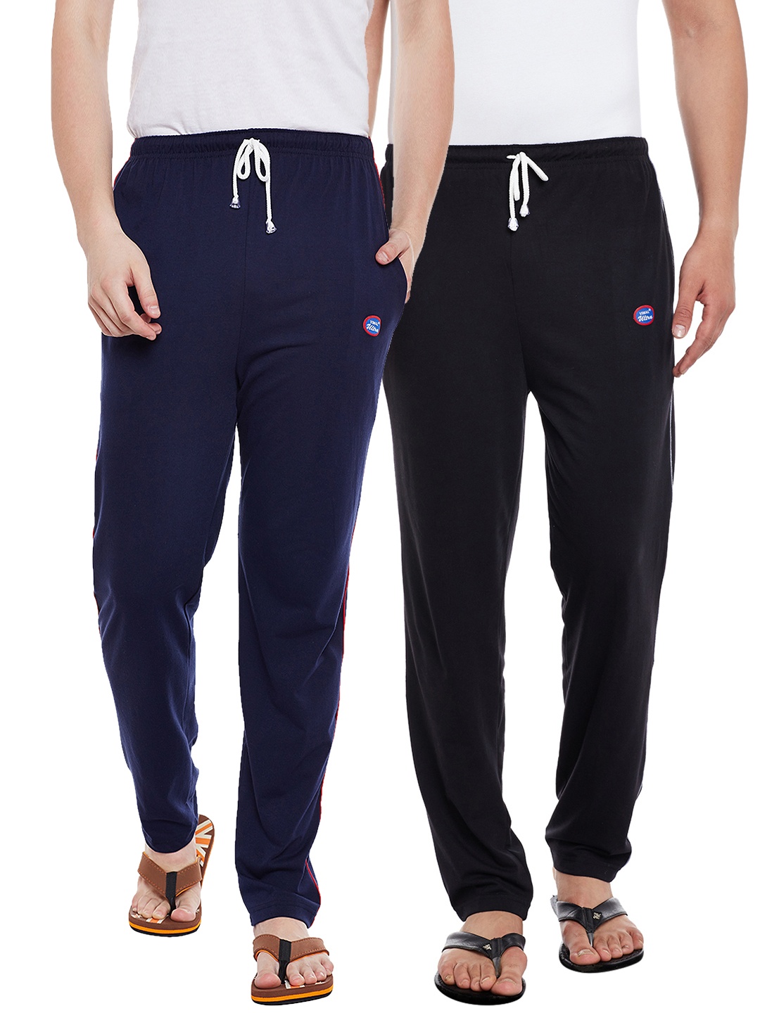 

VIMAL JONNEY Men Pack of 2 Lounge Pants DD1NDD1B, Navy blue