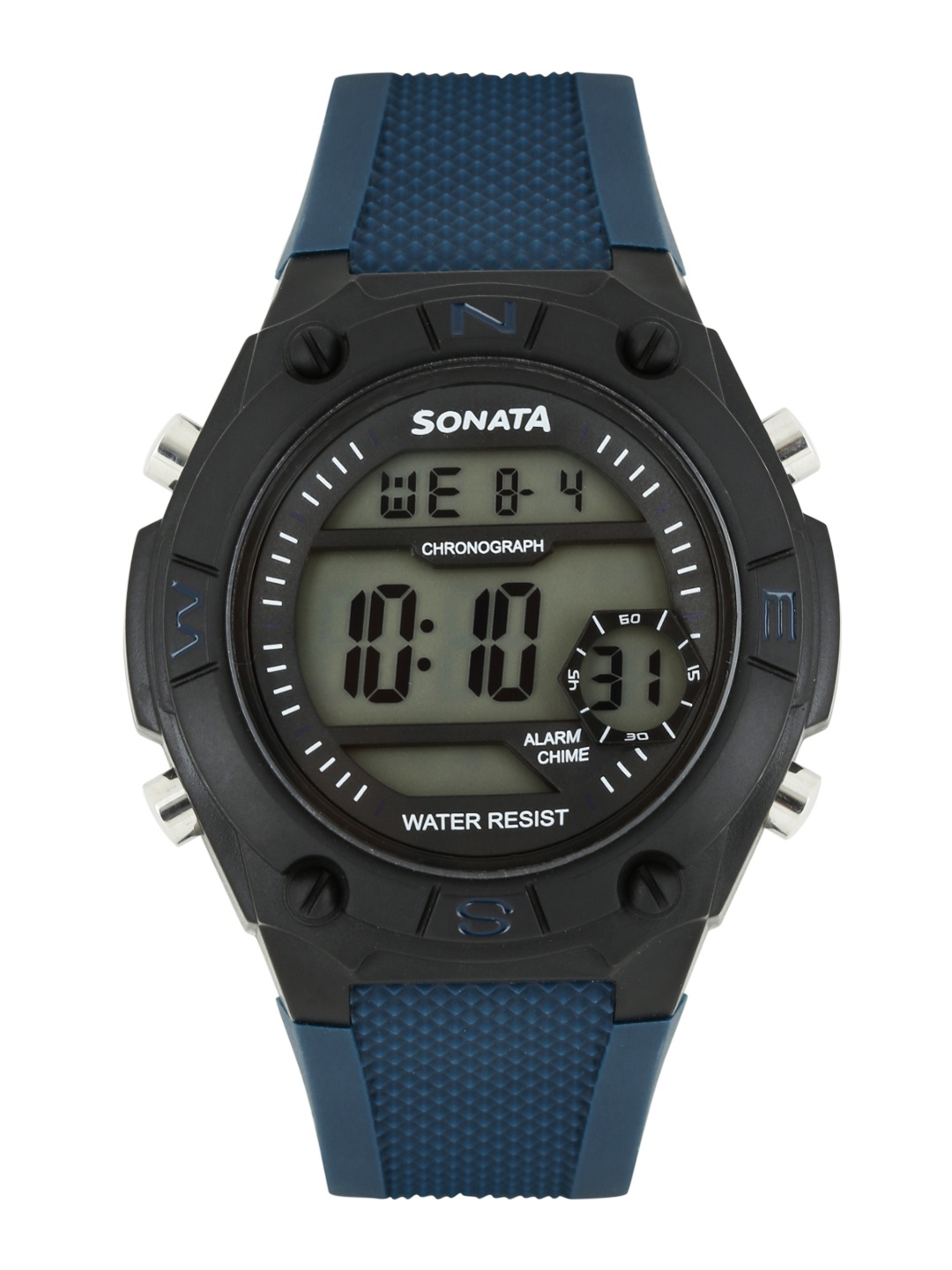 

Sonata Men Ocean Series Navy Digital Watch 77033PP03, Navy blue