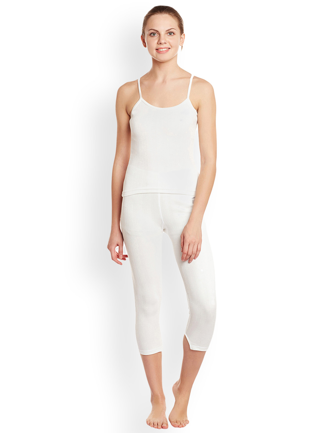 

VIMAL JONNEY Women White Self-Design Thermal Set
