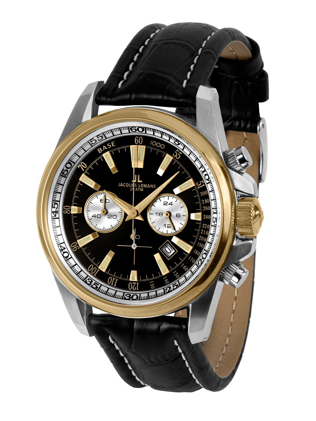 

Jacques Lemans Men Black Analogue Watch 1-1117CN