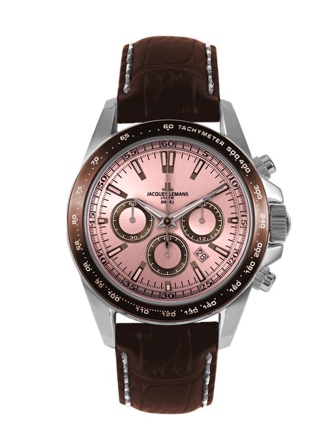 

Jacques Lemans Men Pink Analogue Watch 1-1836D