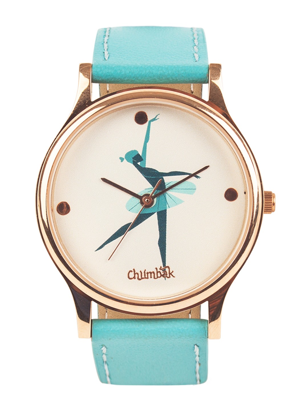 

TEAL BY CHUMBAK Women Blue & White Analogue Watch 8907605025068