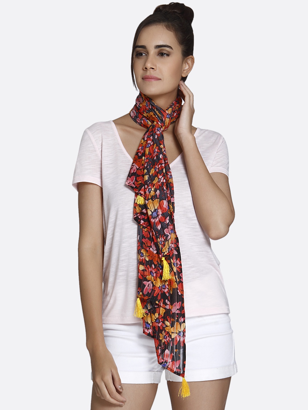 

shiloh Women Multicoloured Printed Scarf, Multi