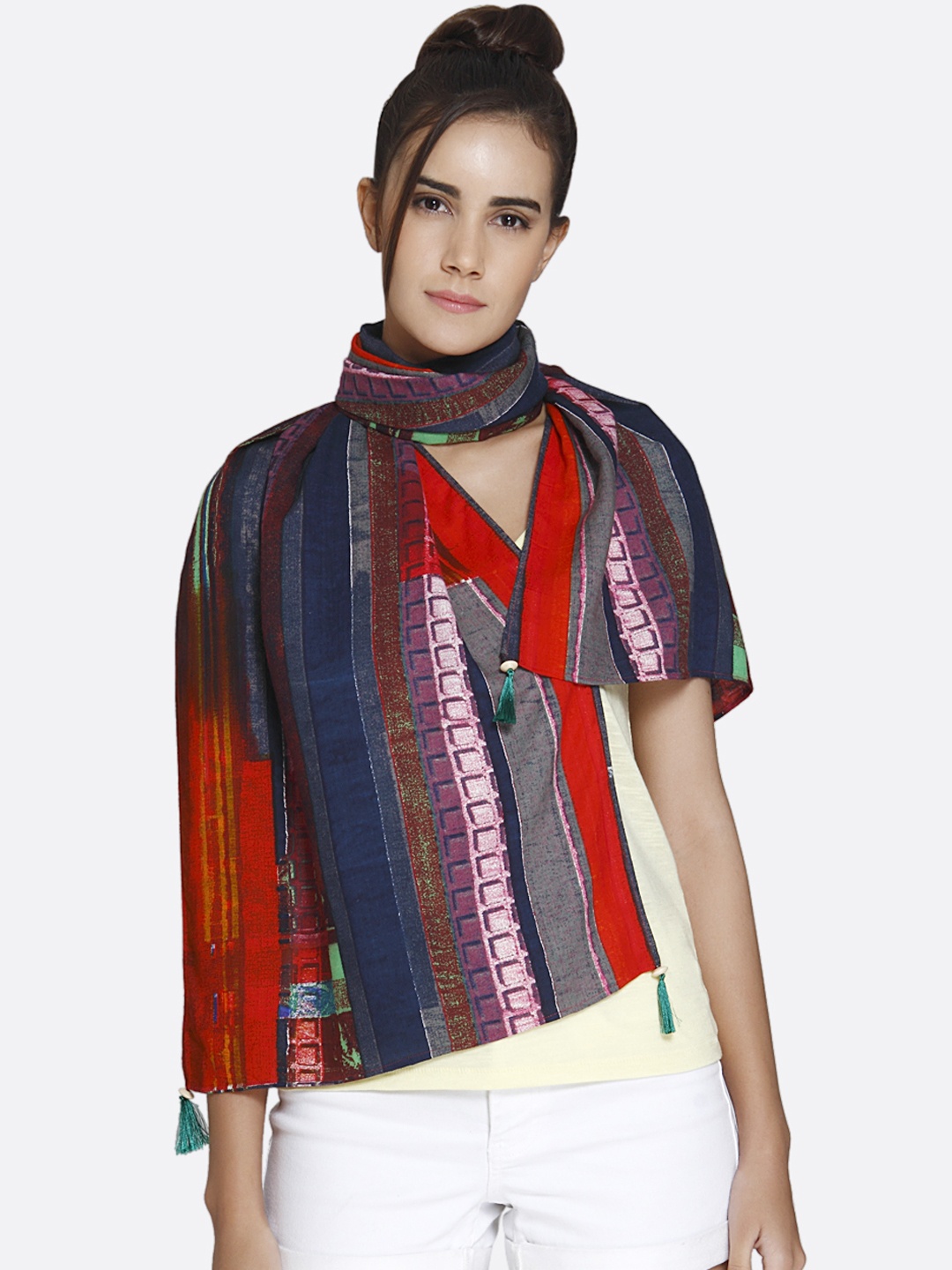 

shiloh Multicoloured Printed Scarf, Multi