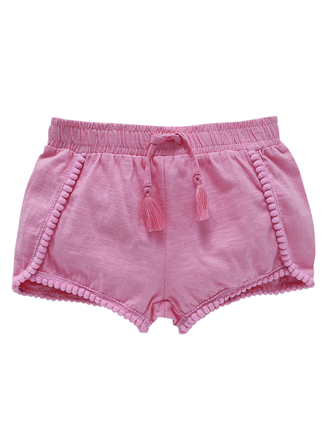 

Eimoie Girls Pink Solid Regular Fit Regular Shorts