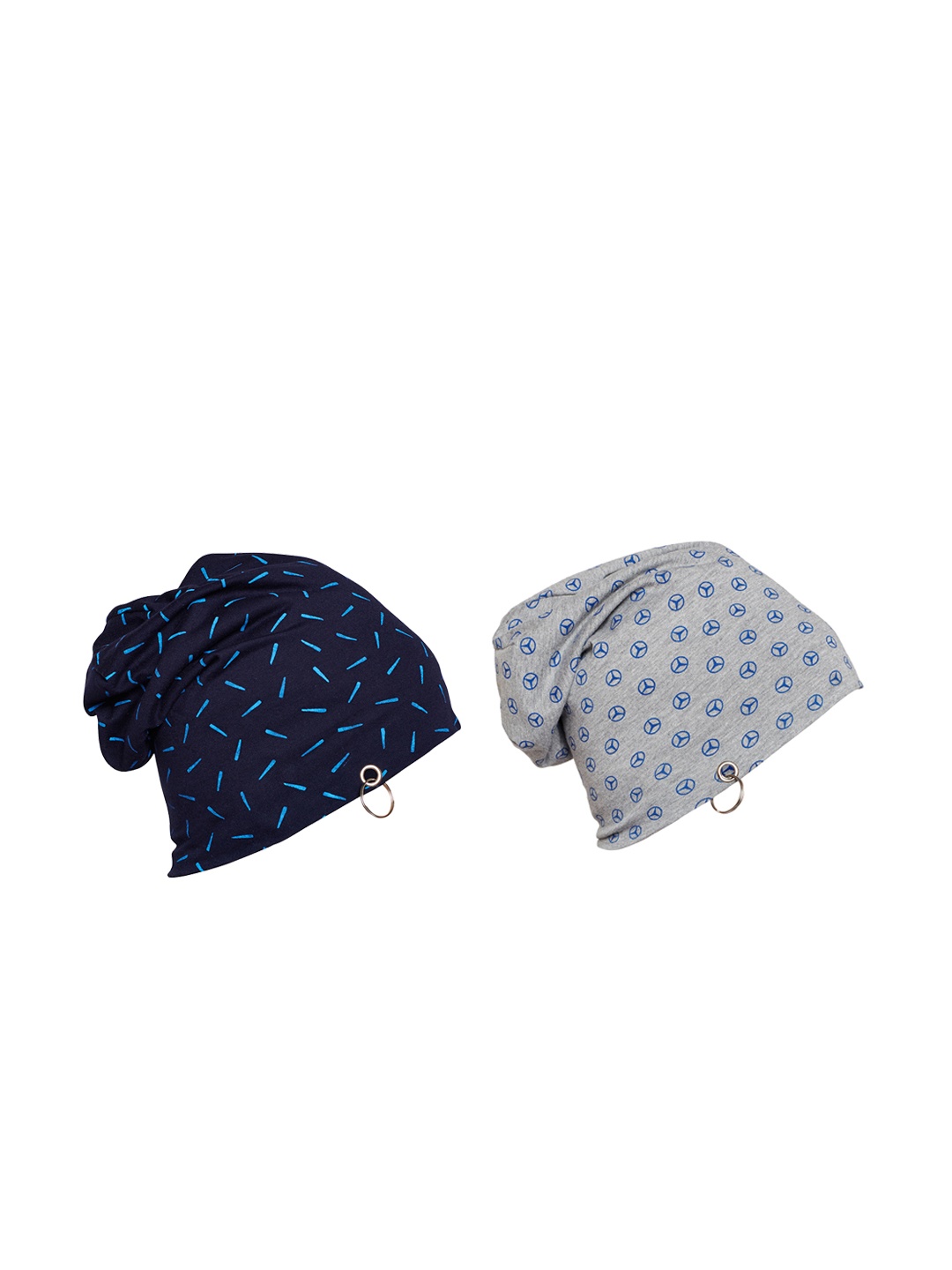 

VIMAL JONNEY Men Pack of 2 Beanies, Navy blue